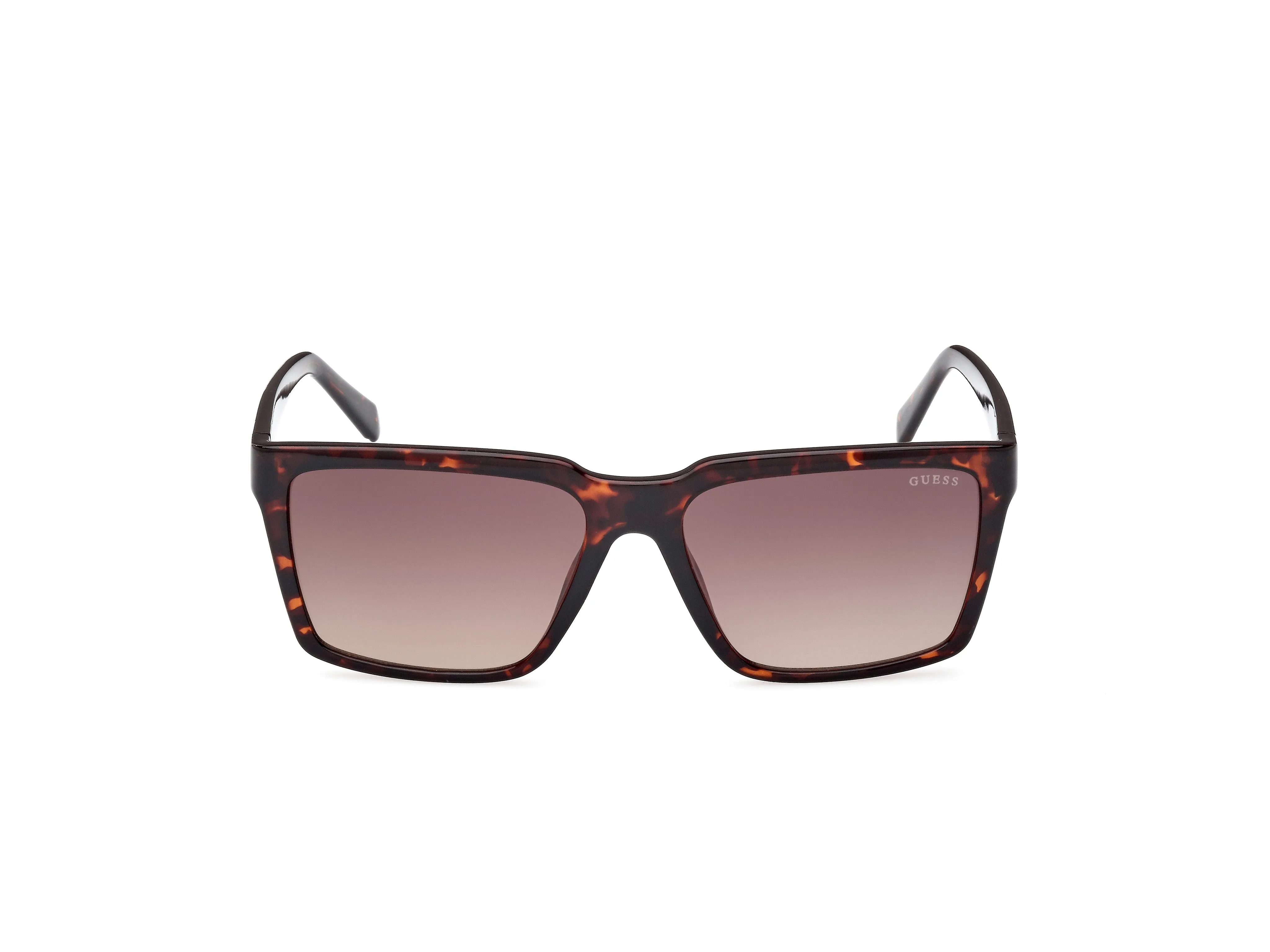 Guess GU00084 52F Occhiali da sole Iniettato Havana scuro Marrone Squadrata Normale Sfumato - immagine 3
