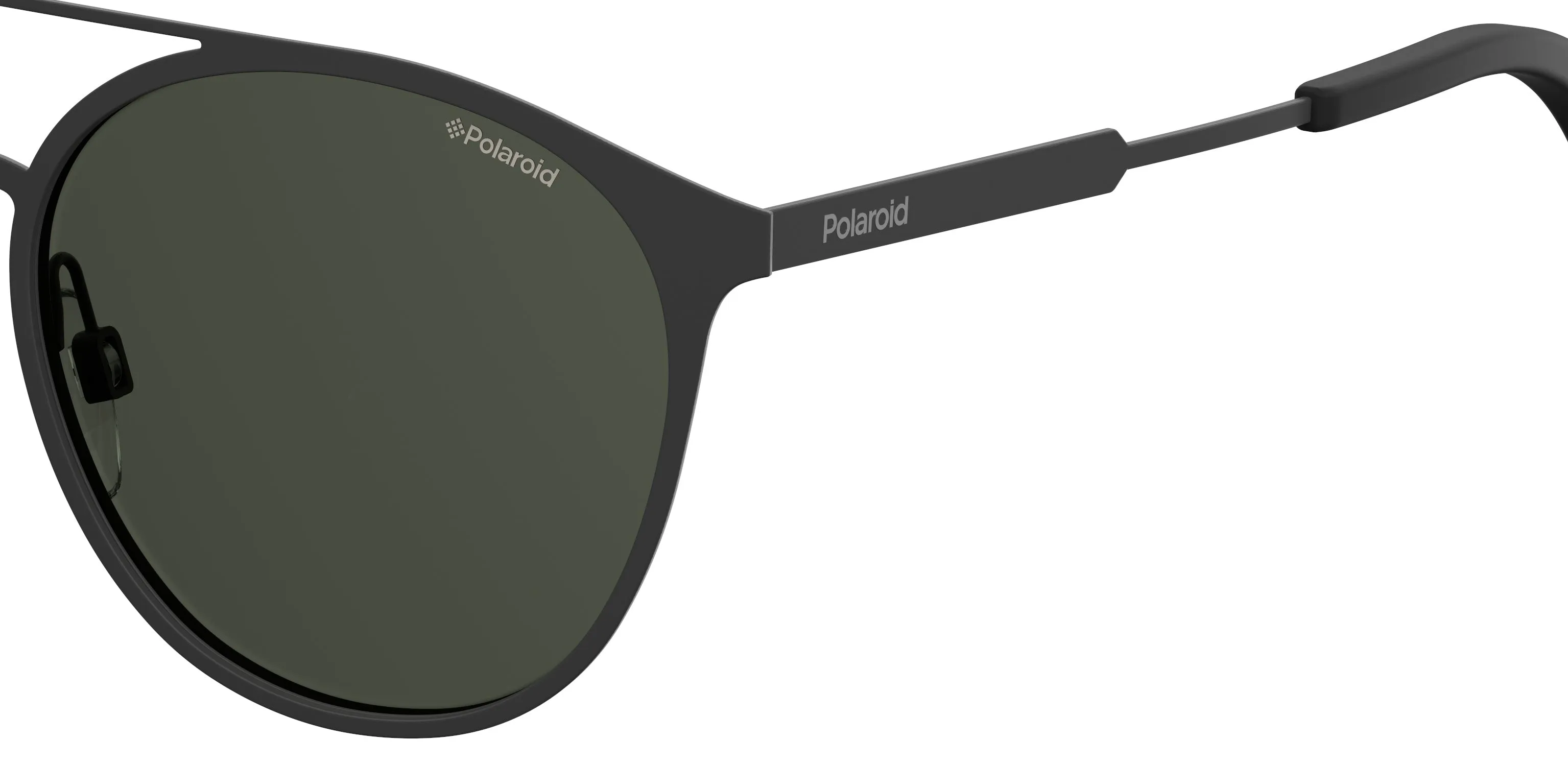Polaroid PLD 2052/S 807/M9 Occhiali da sole Metallo Nero Rotonda Polarizzata - immagine 3