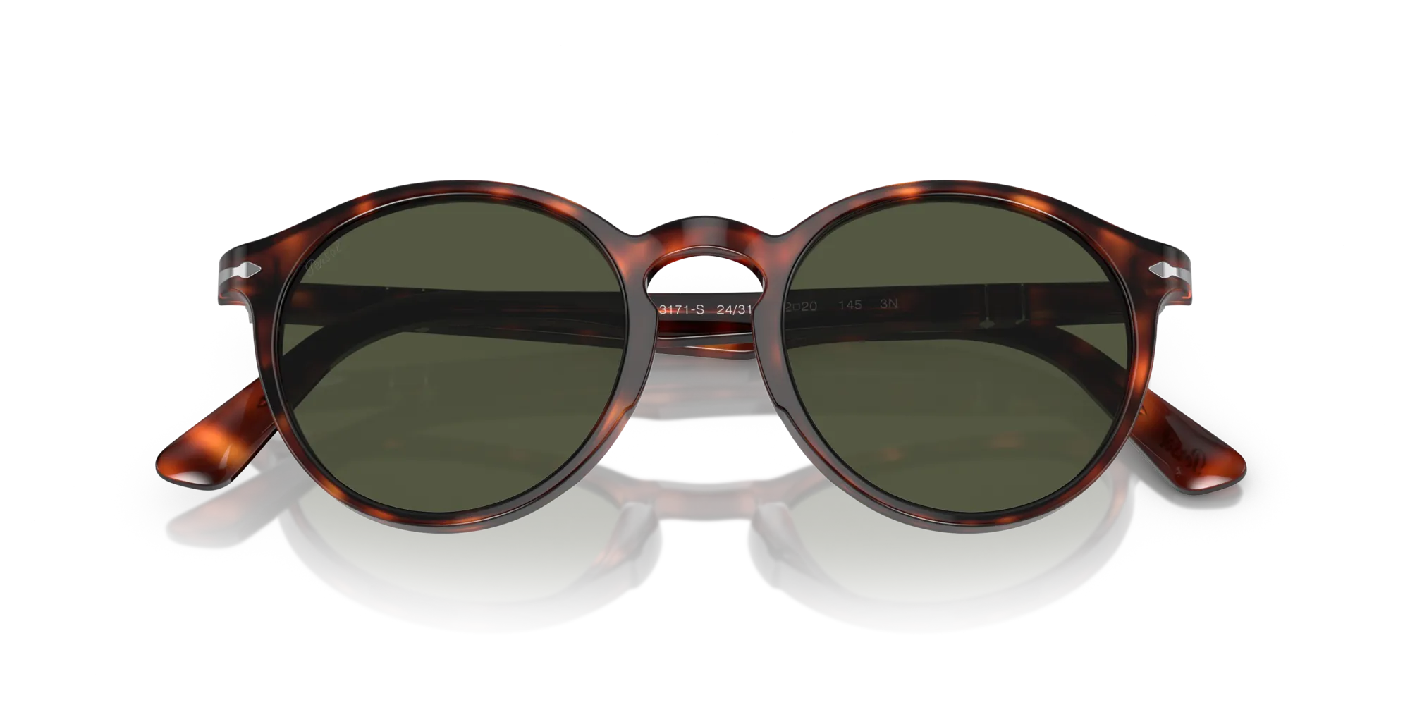 Persol PO3171S 24/31 Occhiali da sole Plastica Havana Pantos Normale - immagine 2