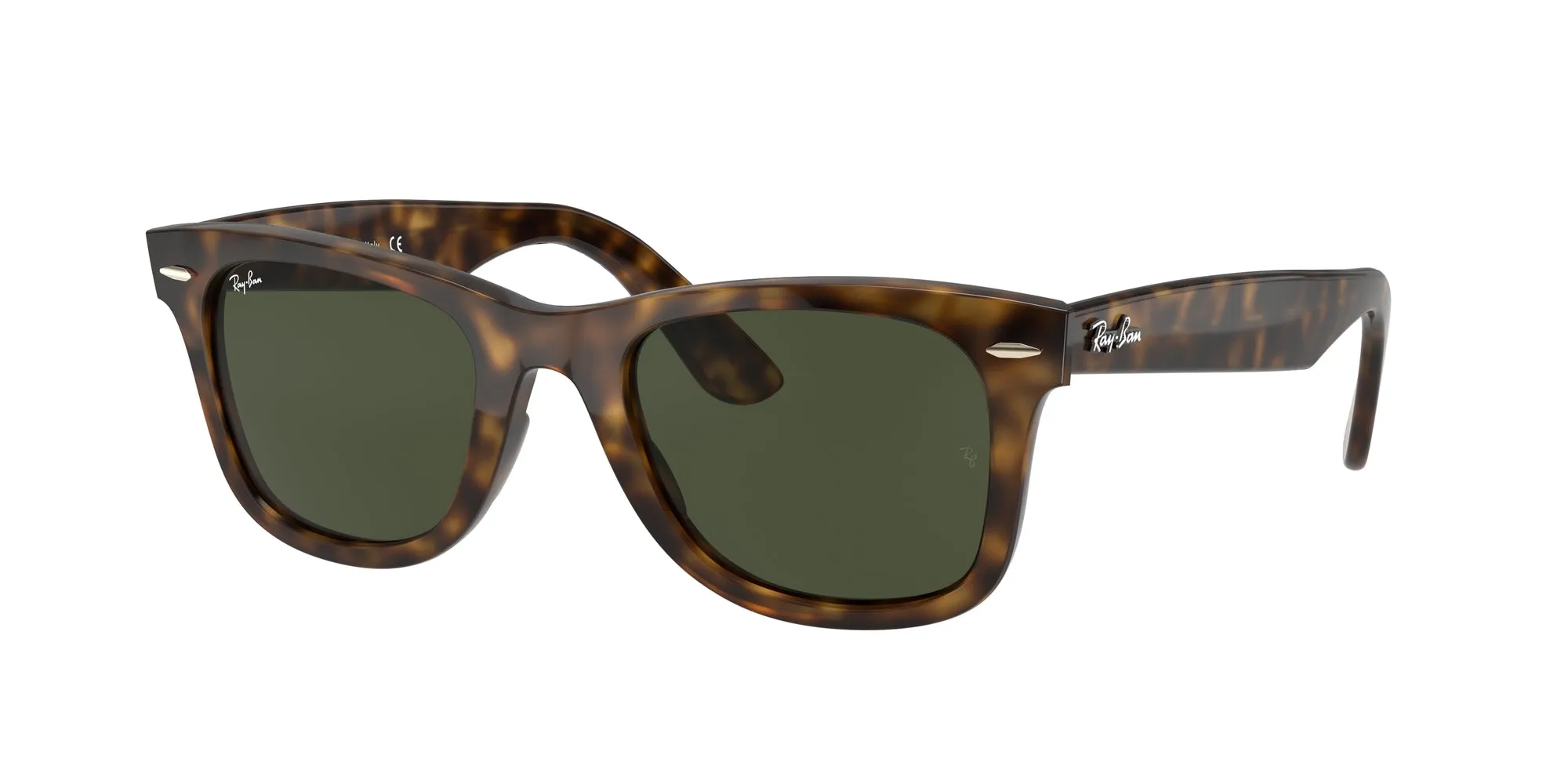 Ray - Ban RB4340 WAYFARER EASE 710 Occhiali da sole Iniettato Tartaruga G15 Squadrata Normale - immagine 1