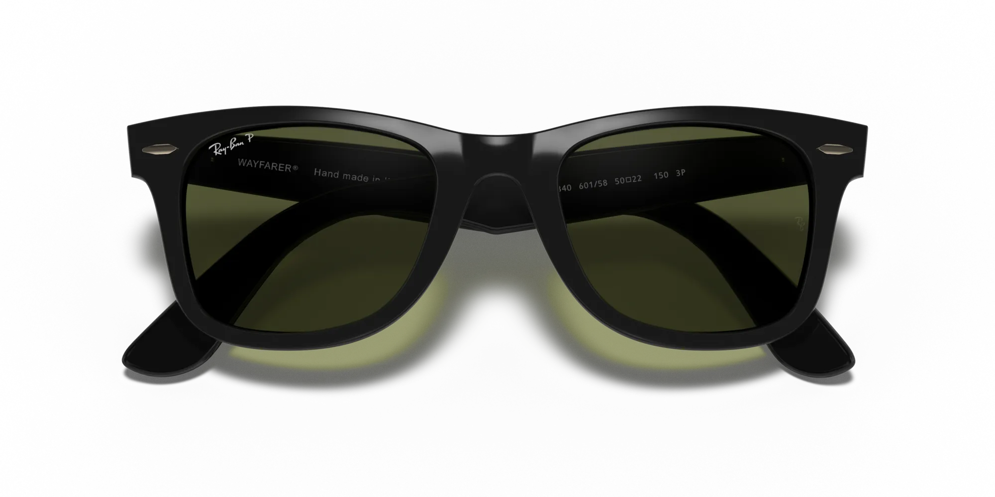 Ray - Ban RB4340 WAYFARER EASE 601/58 Occhiali da sole Iniettato Nero G15 Squadrata Polarizzata - immagine 2