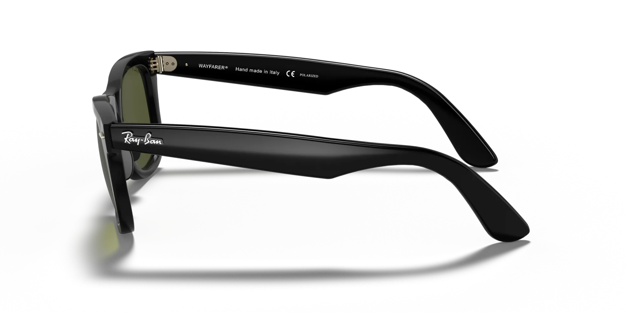 Ray - Ban RB4340 WAYFARER EASE 601/58 Occhiali da sole Iniettato Nero G15 Squadrata Polarizzata - immagine 4