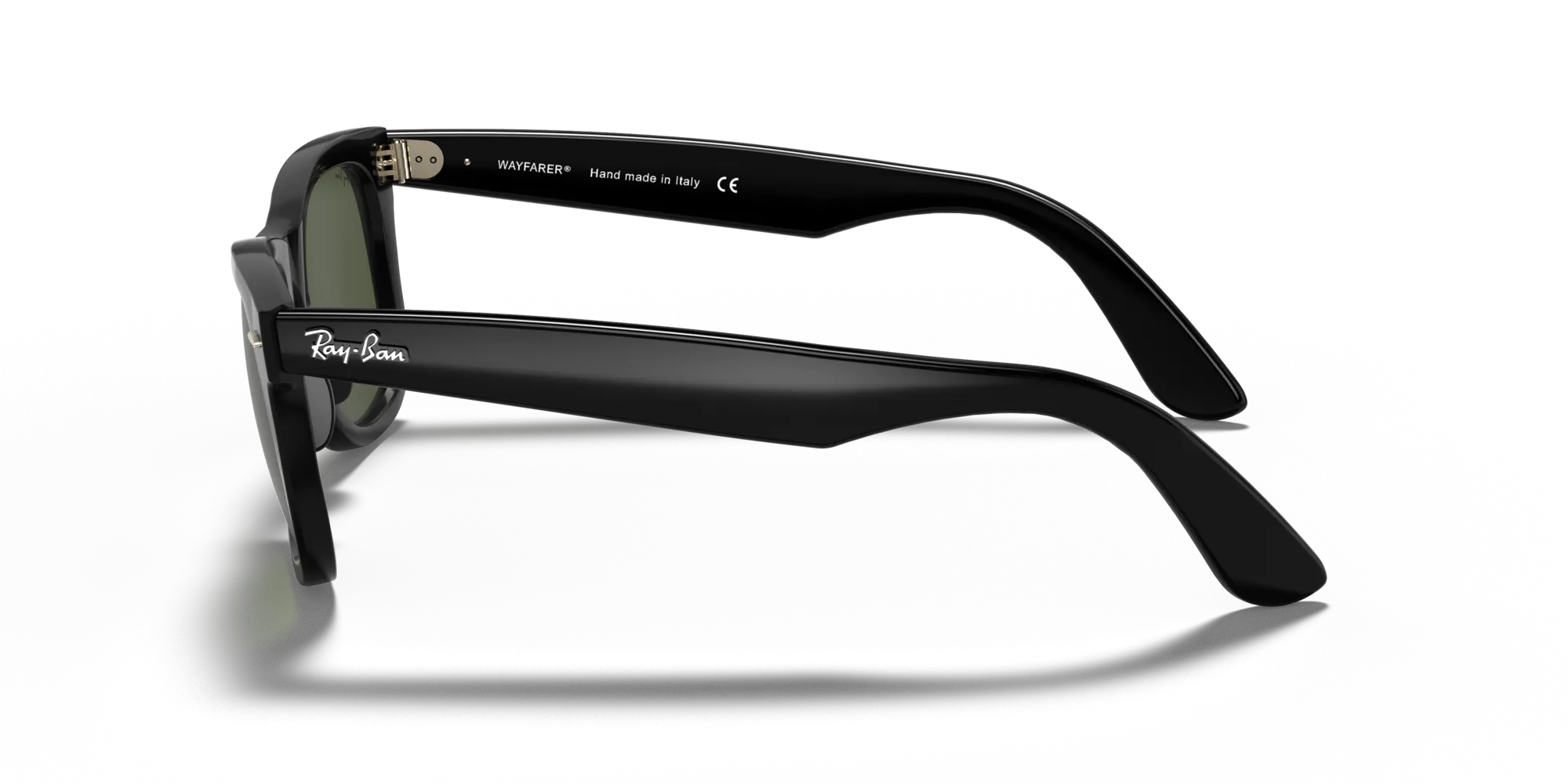 Ray - Ban RB4340 WAYFARER EASE 601 Occhiali da sole Iniettato Nero G15 Squadrata Normale - immagine 4