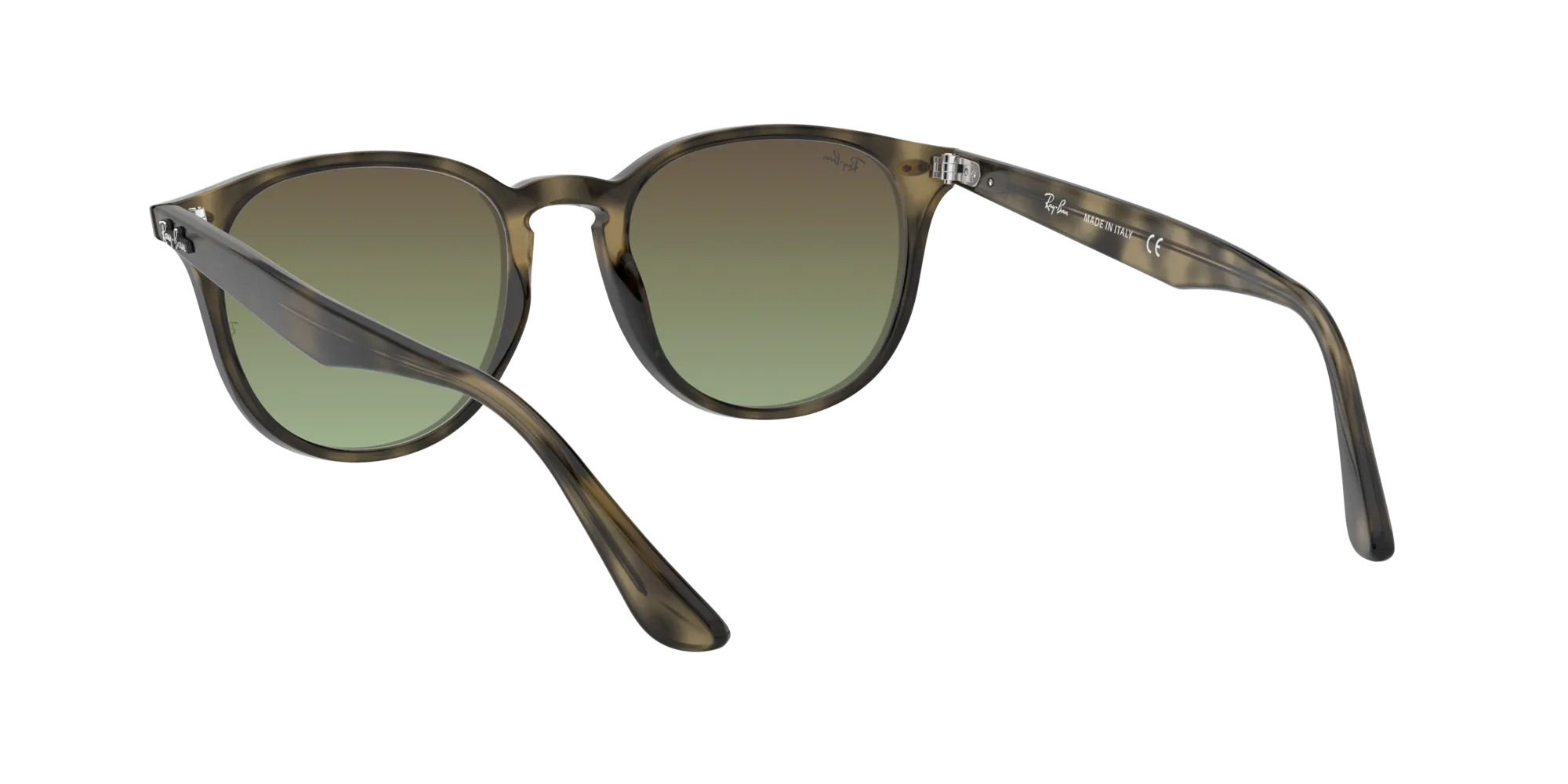 Ray - Ban RB4259 731/E8 Occhiali da sole Iniettato Tartaruga Marrone Pantos Normale Sfumato - immagine 4