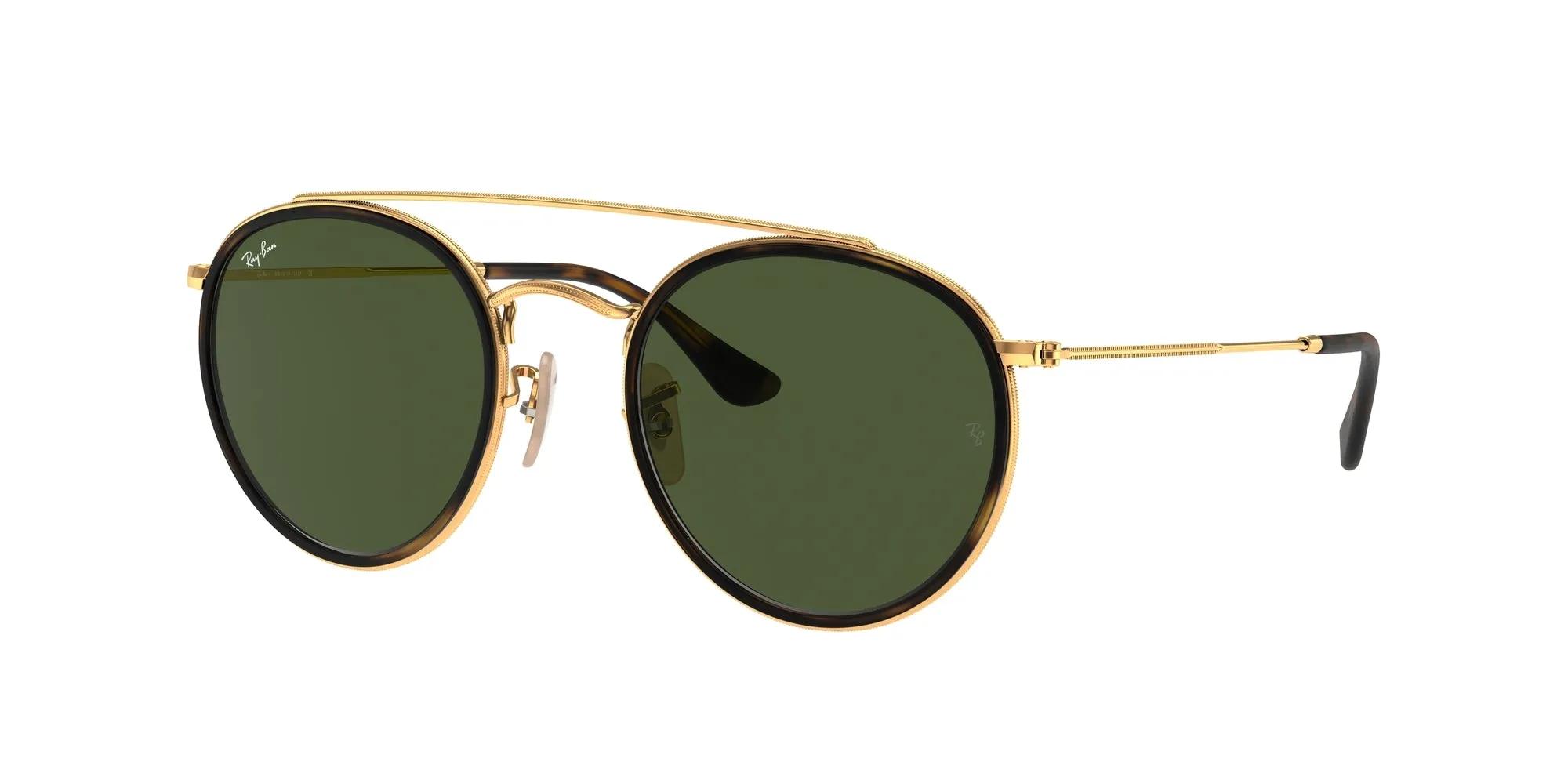 Ray - Ban RB3647N 001 Occhiali da sole Metallo Oro G15 Rotonda Normale - immagine 1