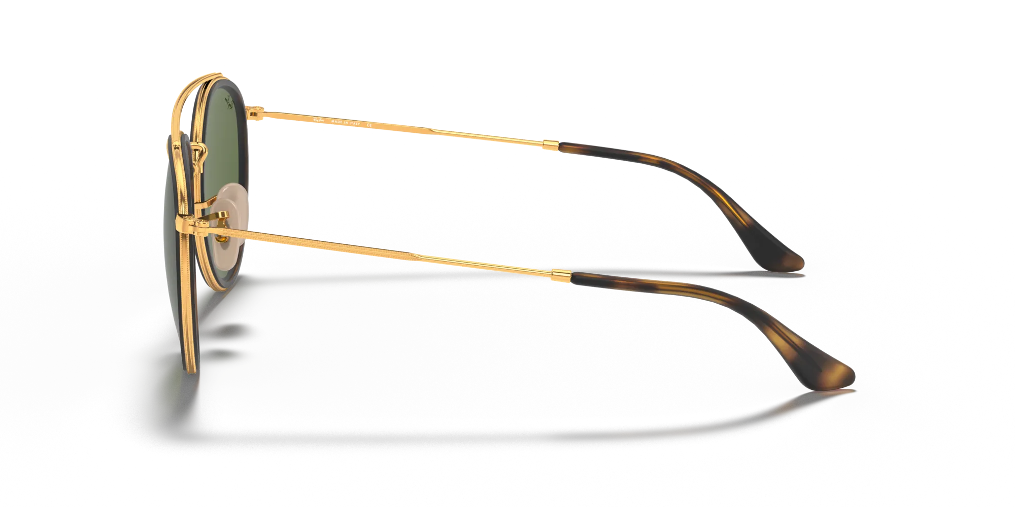 Ray - Ban RB3647N 001 Occhiali da sole Metallo Oro G15 Rotonda Normale - immagine 4