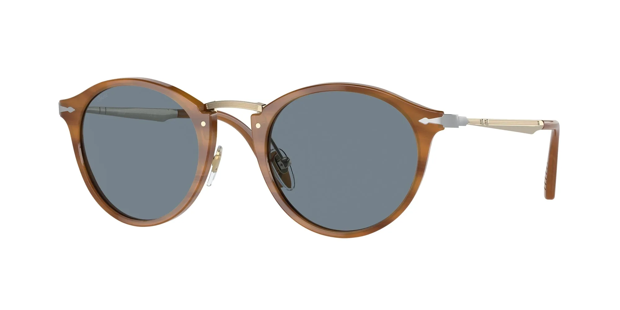 Persol PO3166S 960/56 Occhiali da sole Acetato Tartaruga Blu Pantos Normale - immagine 1