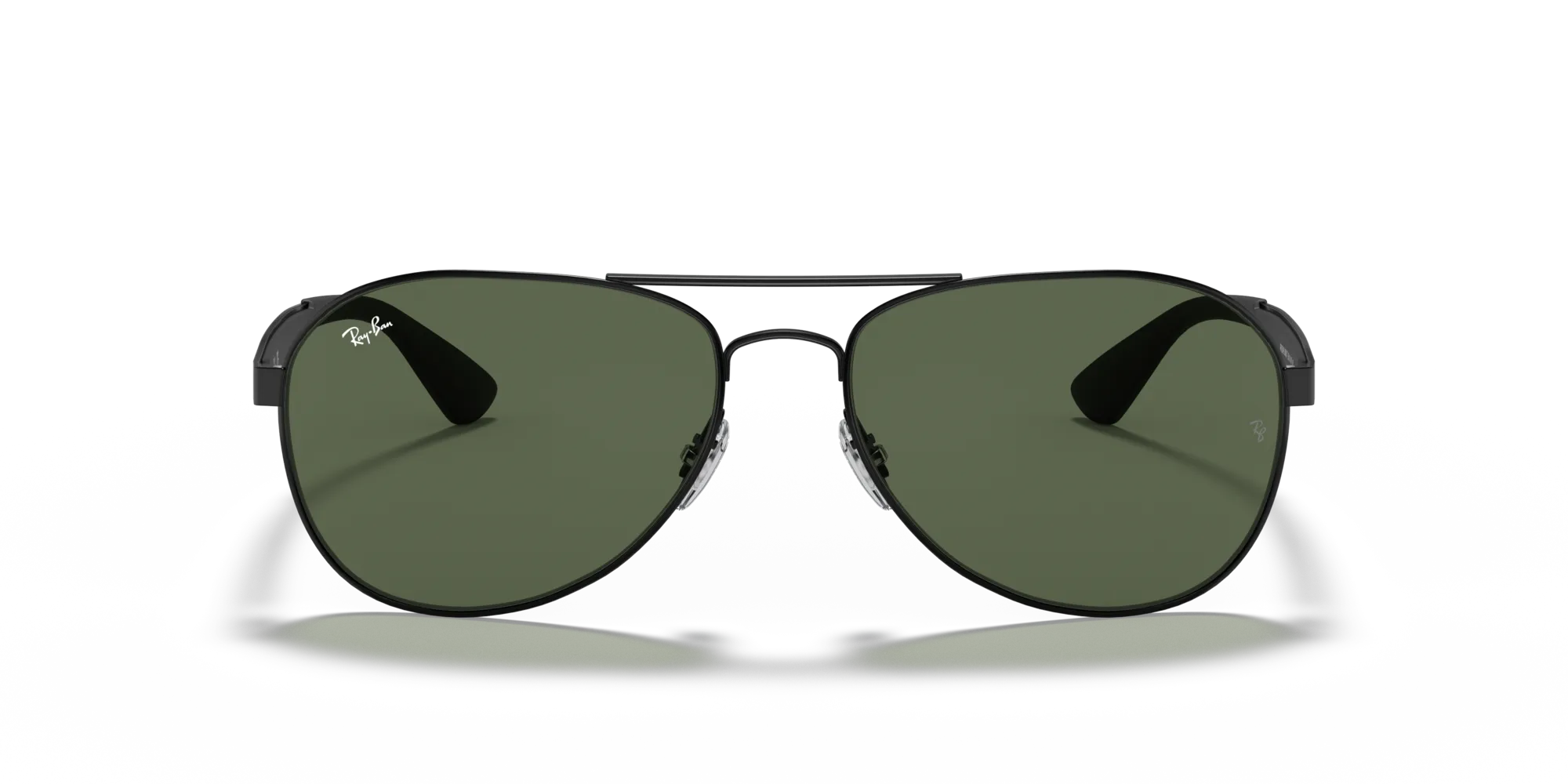 Ray - Ban RB3549 006/71 Occhiali da sole Metallo Nero Verde Pilot Normale - immagine 3