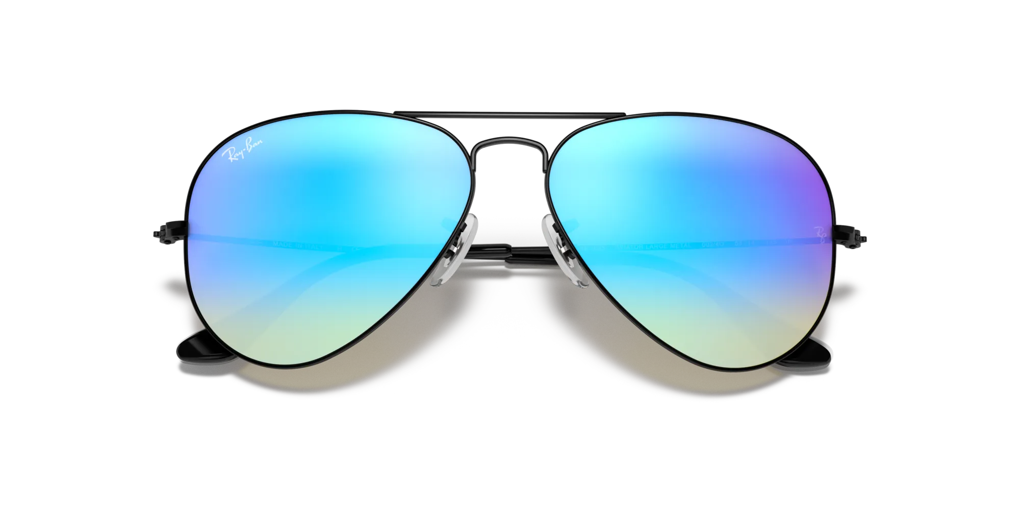Ray - Ban RB3025 AVIATOR 002/4O Occhiali da sole Metallo Nero [""] Pilot Normale - immagine 2