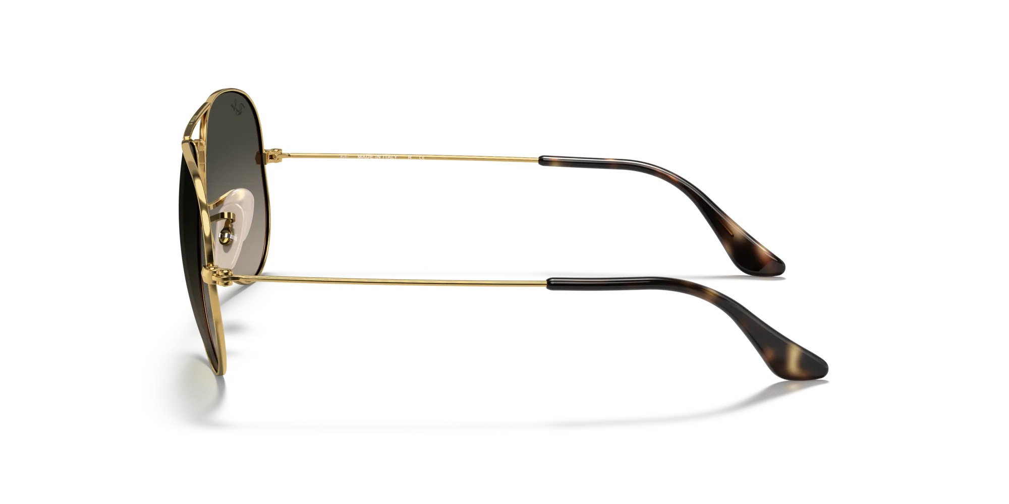 Ray - Ban RB3025 AVIATOR 181/71 Occhiali da sole Metallo Oro Grigio Pilot Normale Sfumato - immagine 4