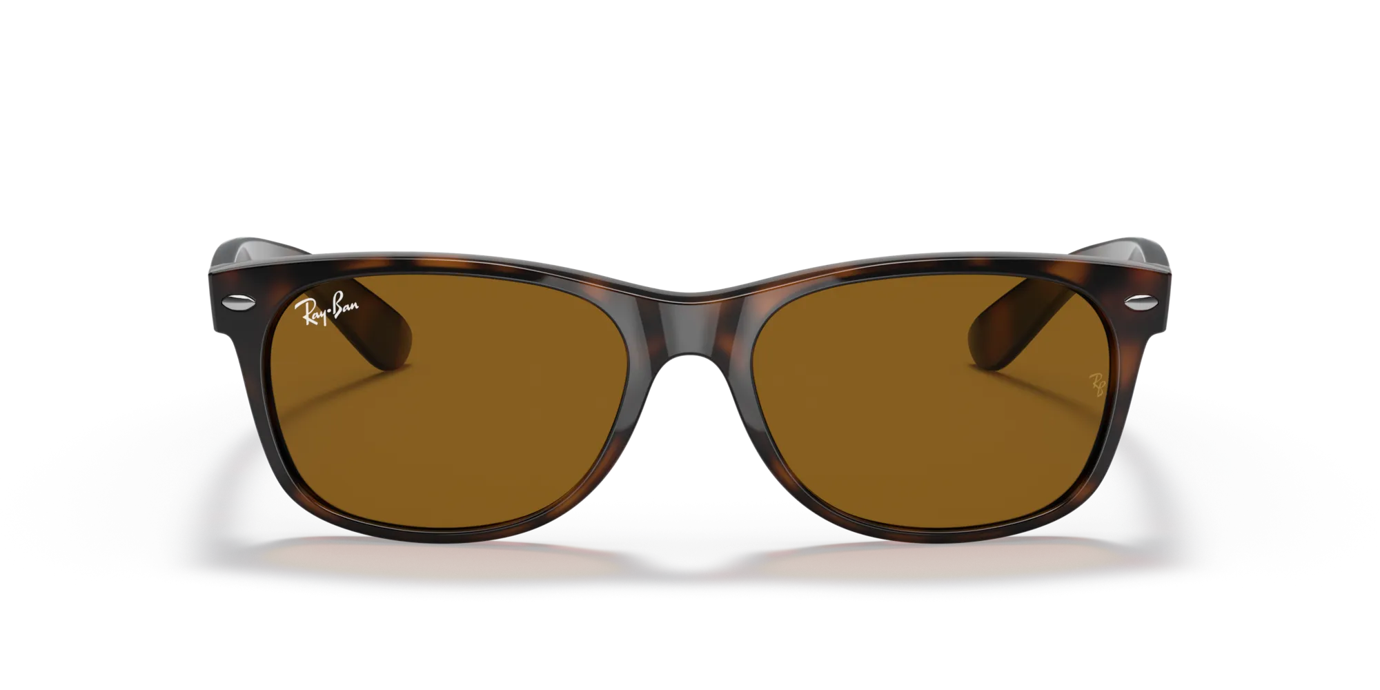 Ray - Ban RB2132 NEW WAYFARER 710 Occhiali da sole Iniettato Tartaruga Squadrata Normale - immagine 3