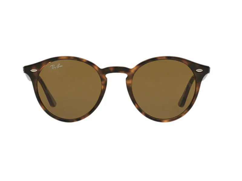 Ray - Ban RB2180 710/73 Occhiali da sole Iniettato Tartaruga Rotonda Normale - immagine 2