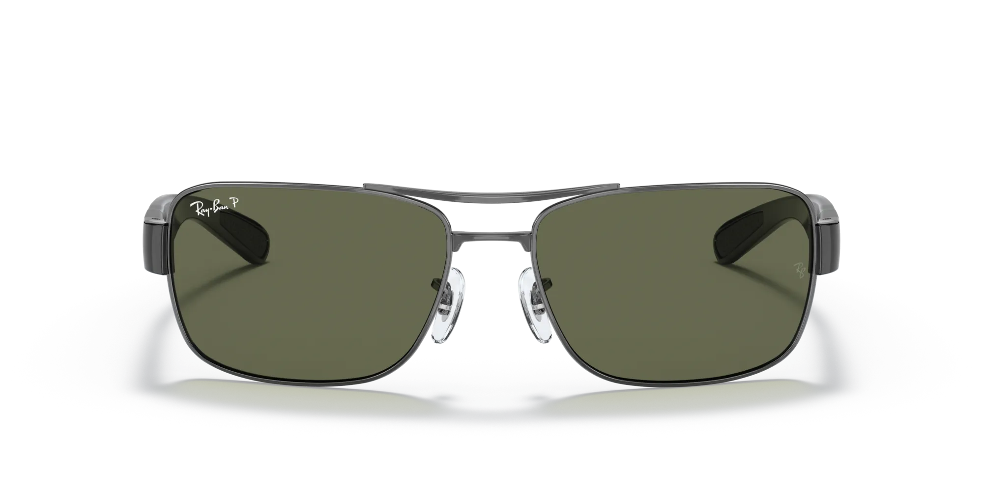 Ray - Ban RB3522 004/9A Occhiali da sole Metallo Grigio [""] Squadrata Polarizzata - immagine 3