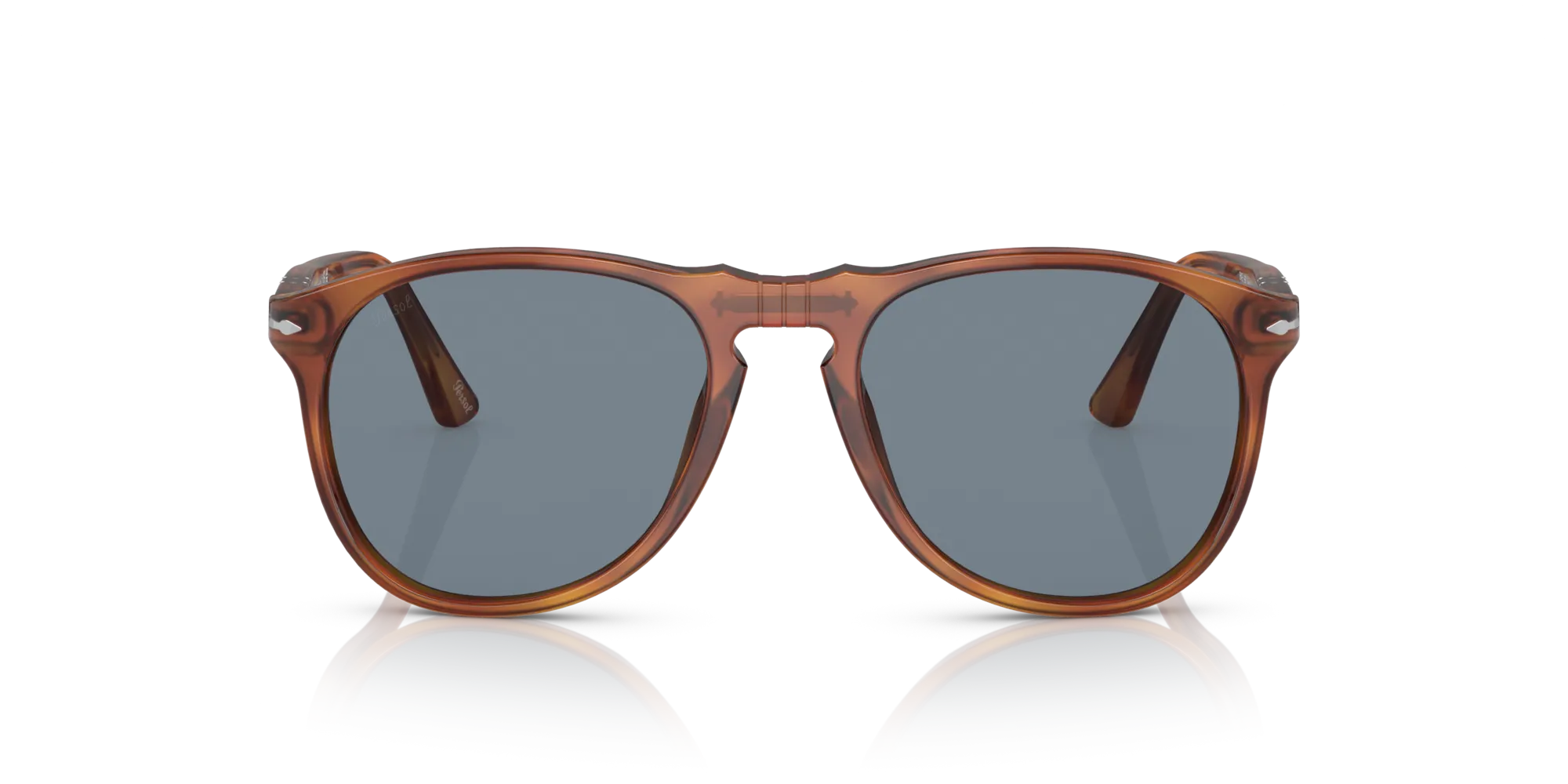 Persol PO9649S 96/56 Occhiali da sole Plastica Havana Pilot Normale - immagine 3