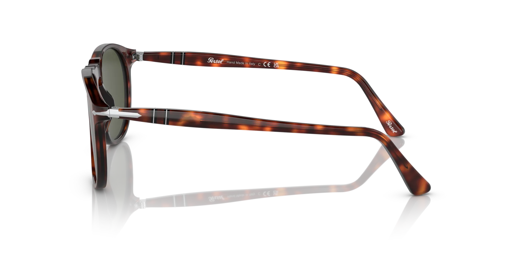 Persol PO9649S 24/31 Occhiali da sole Plastica Havana Pilot Normale - immagine 4