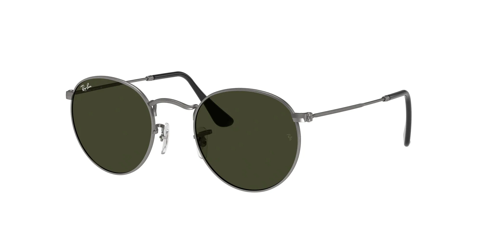 Ray - Ban RB3447 ROUND METAL 029 Occhiali da sole Metallo Grigio G15 Rotonda Normale - immagine 1