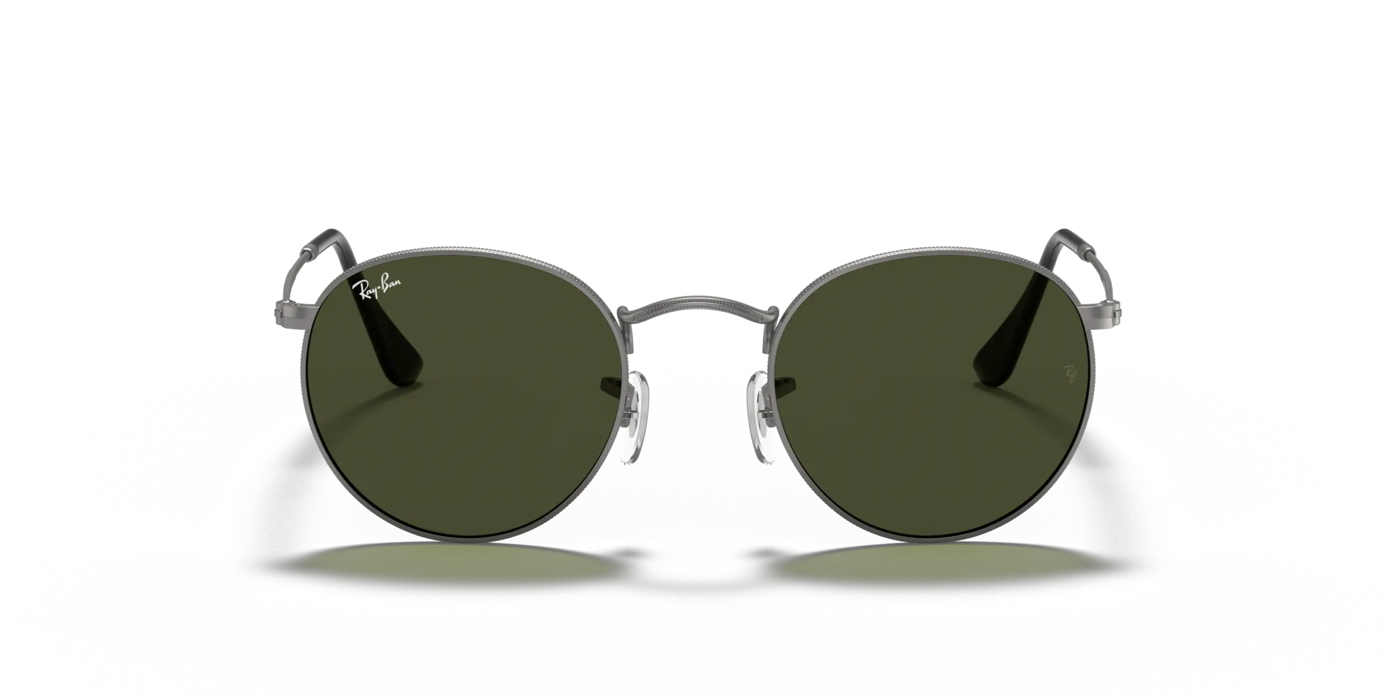 Ray - Ban RB3447 ROUND METAL 029 Occhiali da sole Metallo Grigio G15 Rotonda Normale - immagine 3