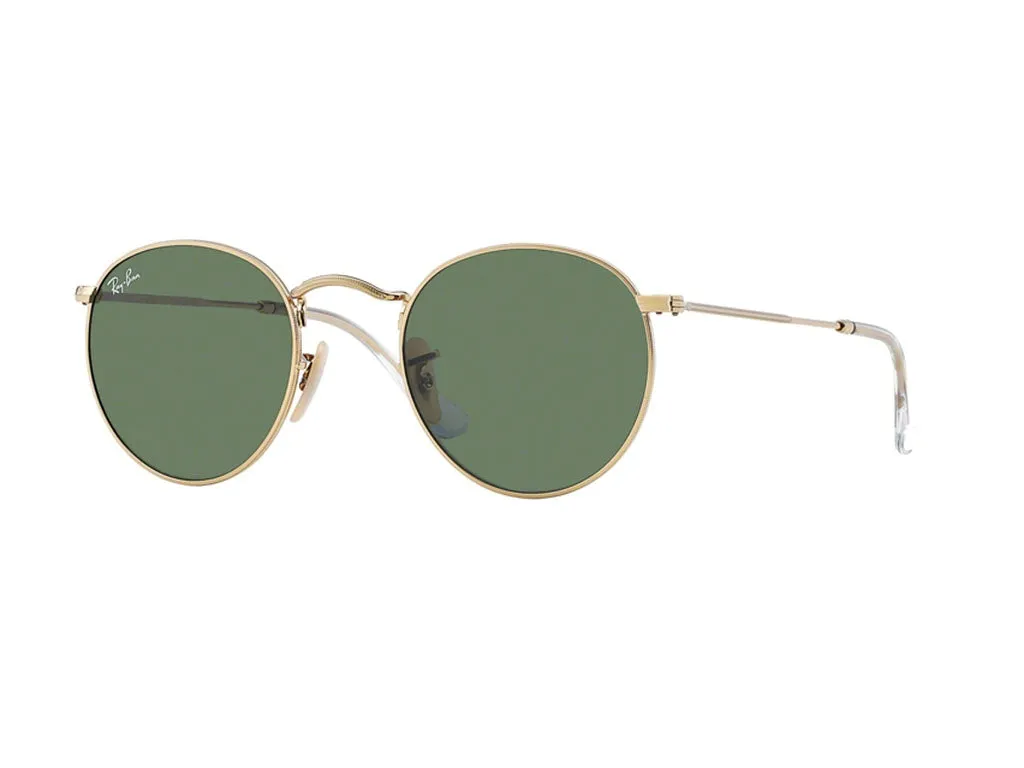 Ray - Ban RB3447 ROUND METAL 1 Occhiali da sole Metallo Oro G15 Rotonda Normale - immagine 1