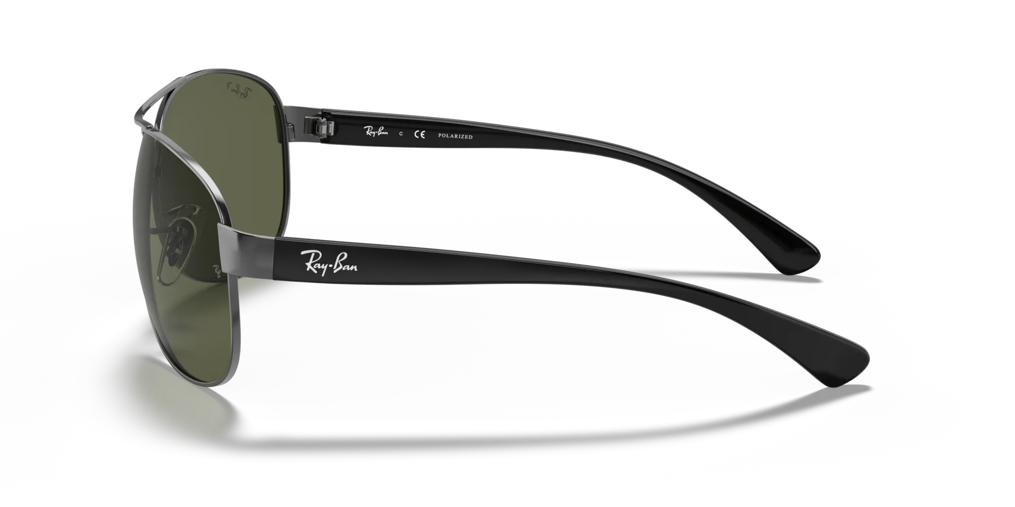 Ray - Ban RB3386 RB3386 004/9A Occhiali da sole Metallo Grigio [""] Pilot Polarizzata - immagine 4
