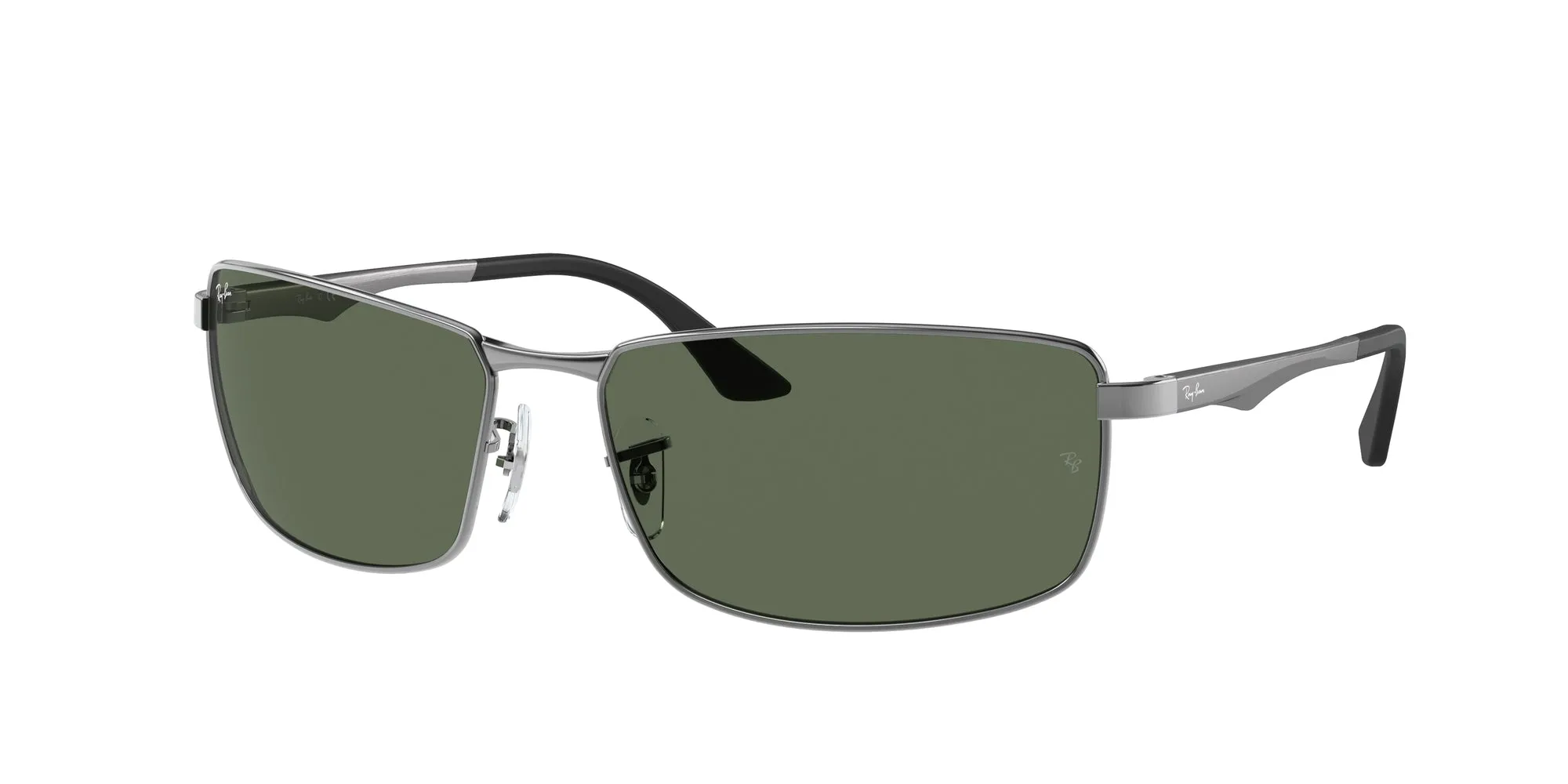 Ray - Ban RB3498 N/A 004/71 Occhiali da sole Metallo Grigio G15 Squadrata Normale - immagine 1