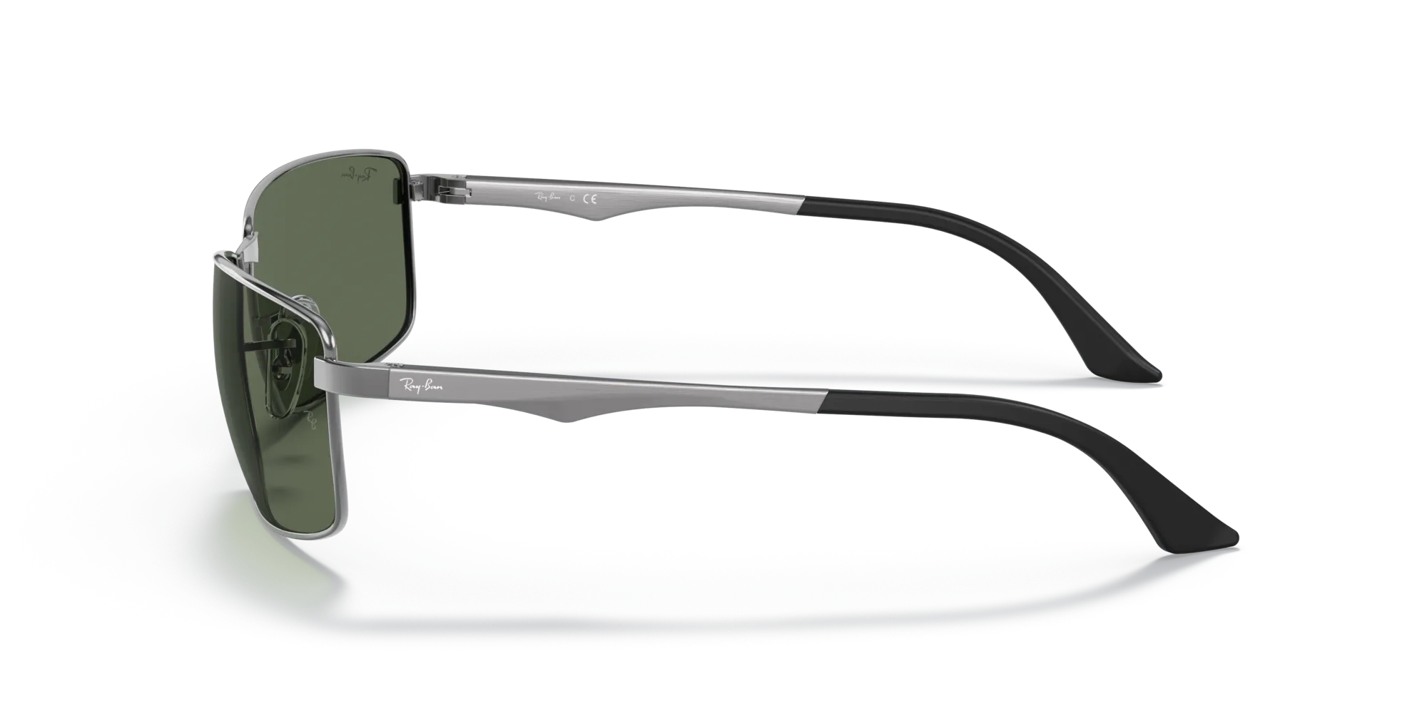 Ray - Ban RB3498 N/A 004/71 Occhiali da sole Metallo Grigio G15 Squadrata Normale - immagine 4