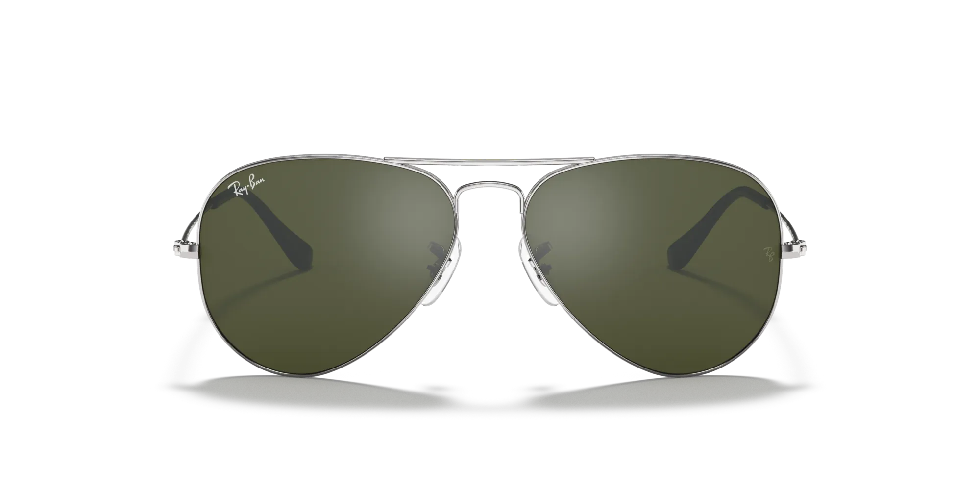 Ray - Ban RB3025 AVIATOR 003/40 Occhiali da sole Metallo Argento Grigio Pilot Normale - immagine 3