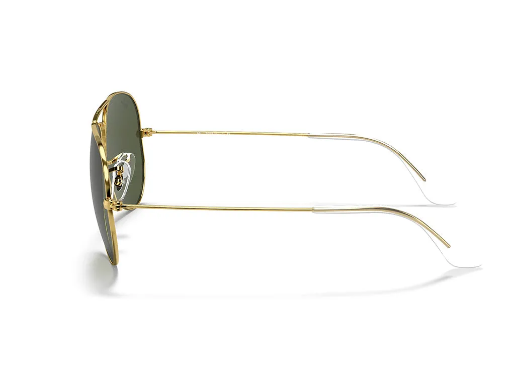 Ray - Ban RB3025 AVIATOR 001 Occhiali da sole Metallo Oro G15 Pilot Normale - immagine 3
