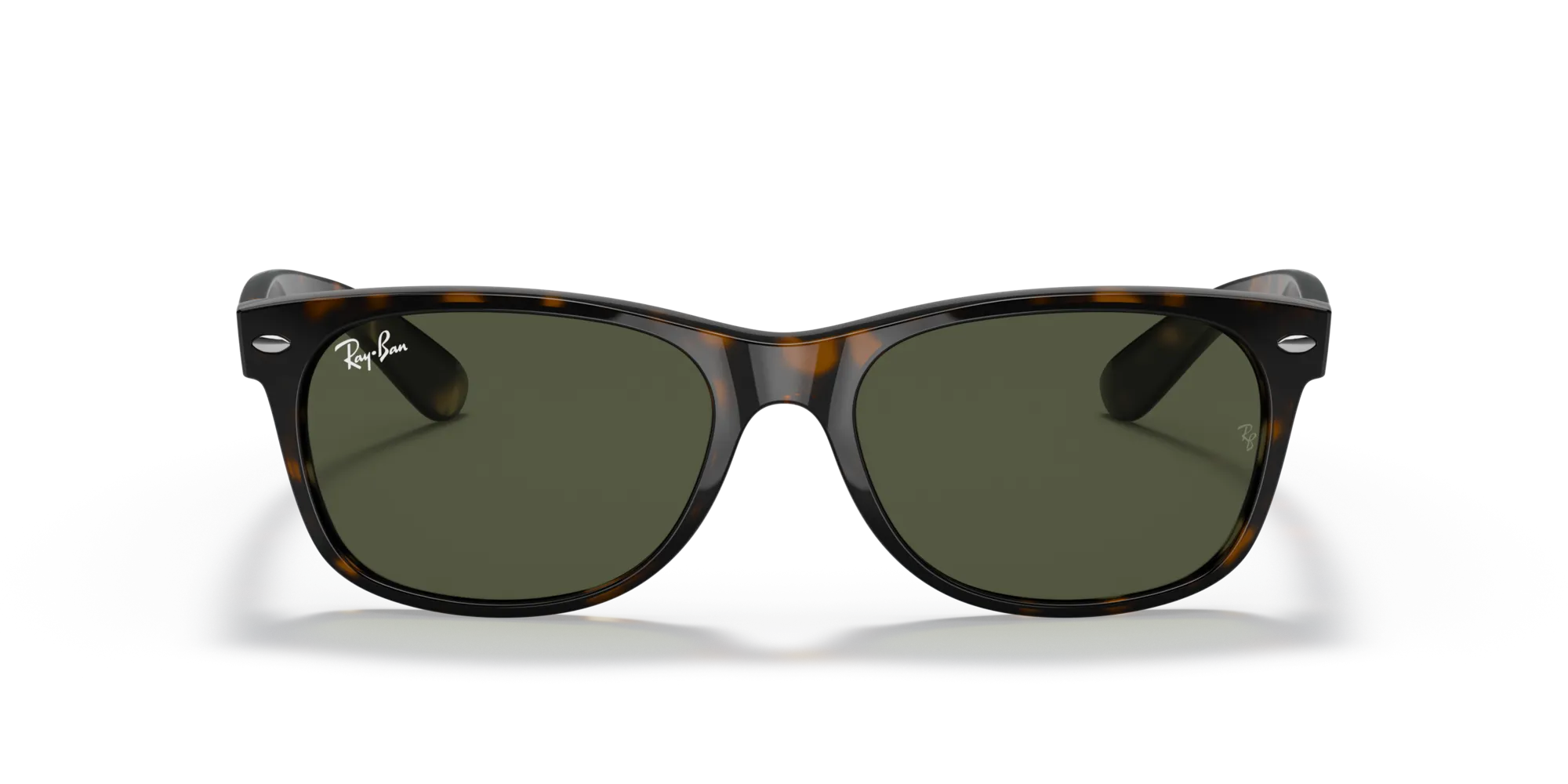 Ray - Ban RB2132 NEW WAYFARER 902L Occhiali da sole Iniettato Tartaruga G15 Squadrata Normale - immagine 3