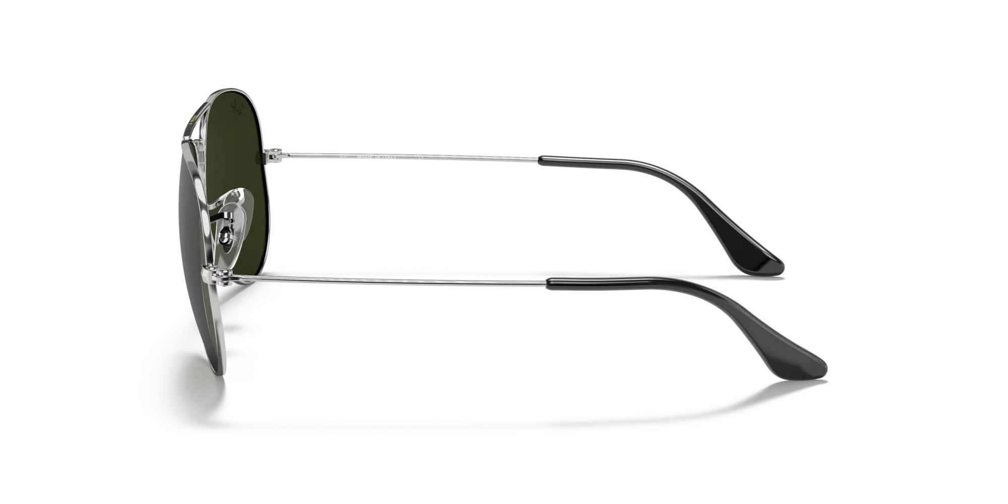 Ray - Ban RB3025 AVIATOR W3277 Occhiali da sole Metallo Argento Grigio Pilot Normale - immagine 4