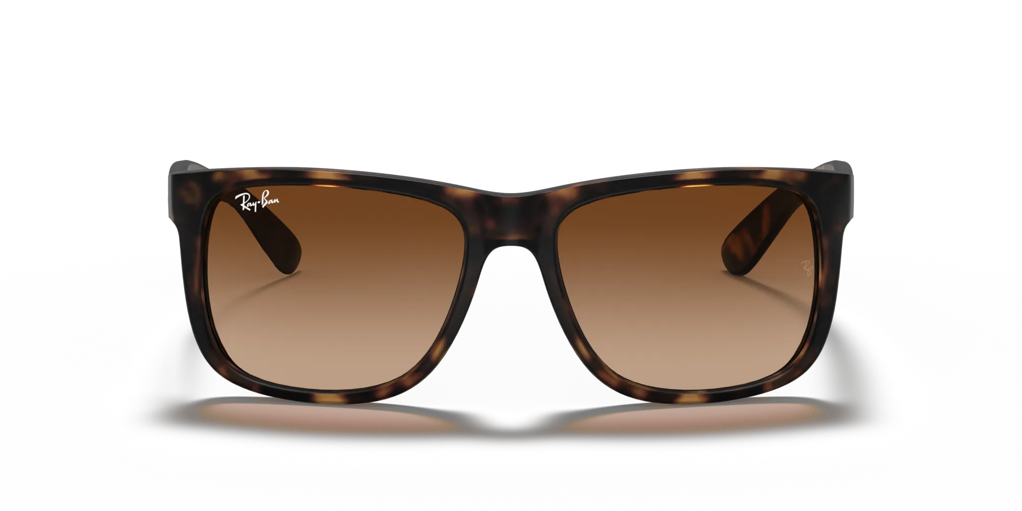 Ray - Ban RB4165 JUSTIN 710/13 Occhiali da sole Iniettato Tartaruga Marrone Squadrata Normale - immagine 3