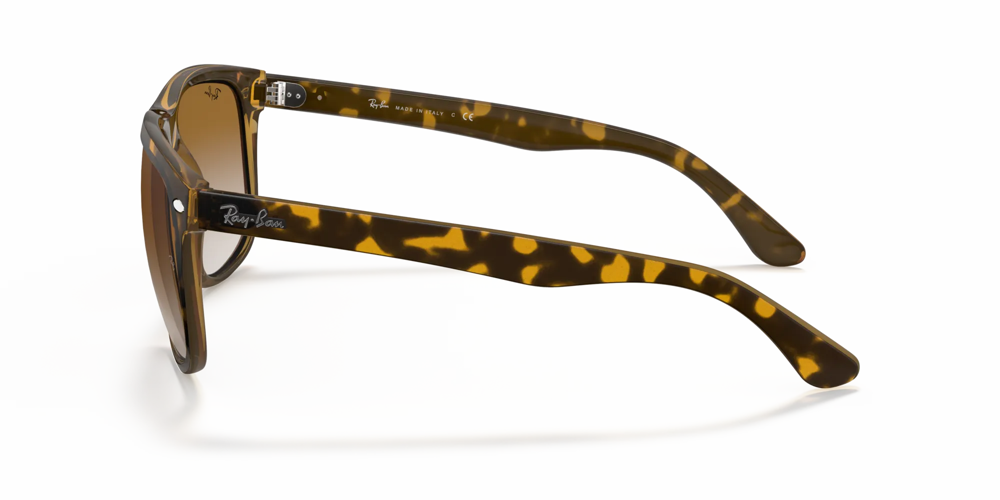 Ray - Ban RB4147 BOYFRIEND 710/51 Occhiali da sole Nylon Tartaruga Squadrata Normale Sfumato - immagine 4