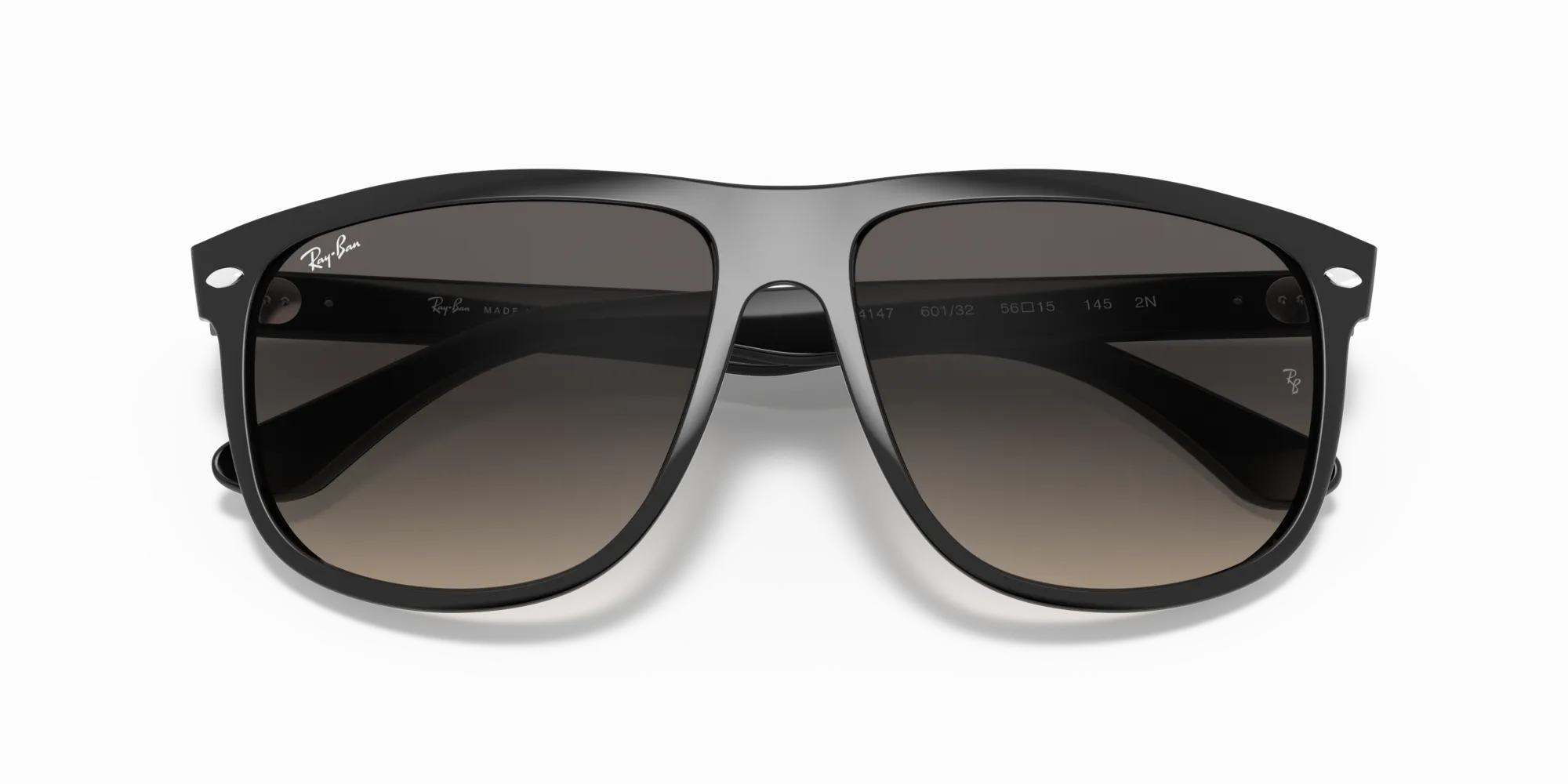 Ray - Ban RB4147 BOYFRIEND 601/32 Occhiali da sole Nylon Nero Grigio Squadrata Normale - immagine 2