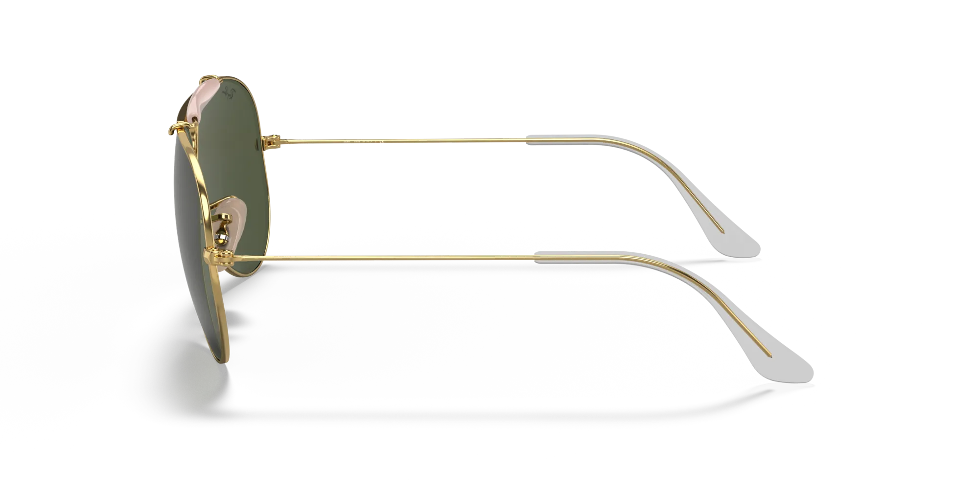 Ray - Ban RB3138 SHOOTER 001 Occhiali da sole Metallo Oro G15 Pilot Normale - immagine 4