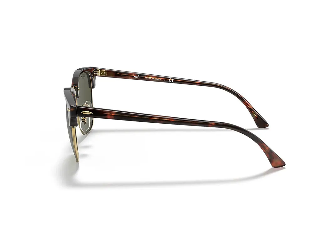 Ray - Ban RB3016 CLUBMASTER W0366 Occhiali da sole Acetato Tartaruga G15 Squadrata Normale - immagine 3
