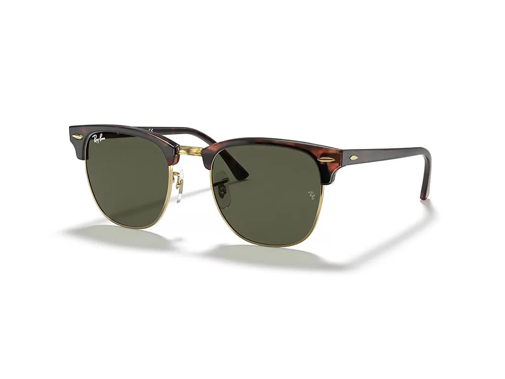 Ray - Ban RB3016 CLUBMASTER W0366 Occhiali da sole Acetato Tartaruga G15 Squadrata Normale - immagine 1
