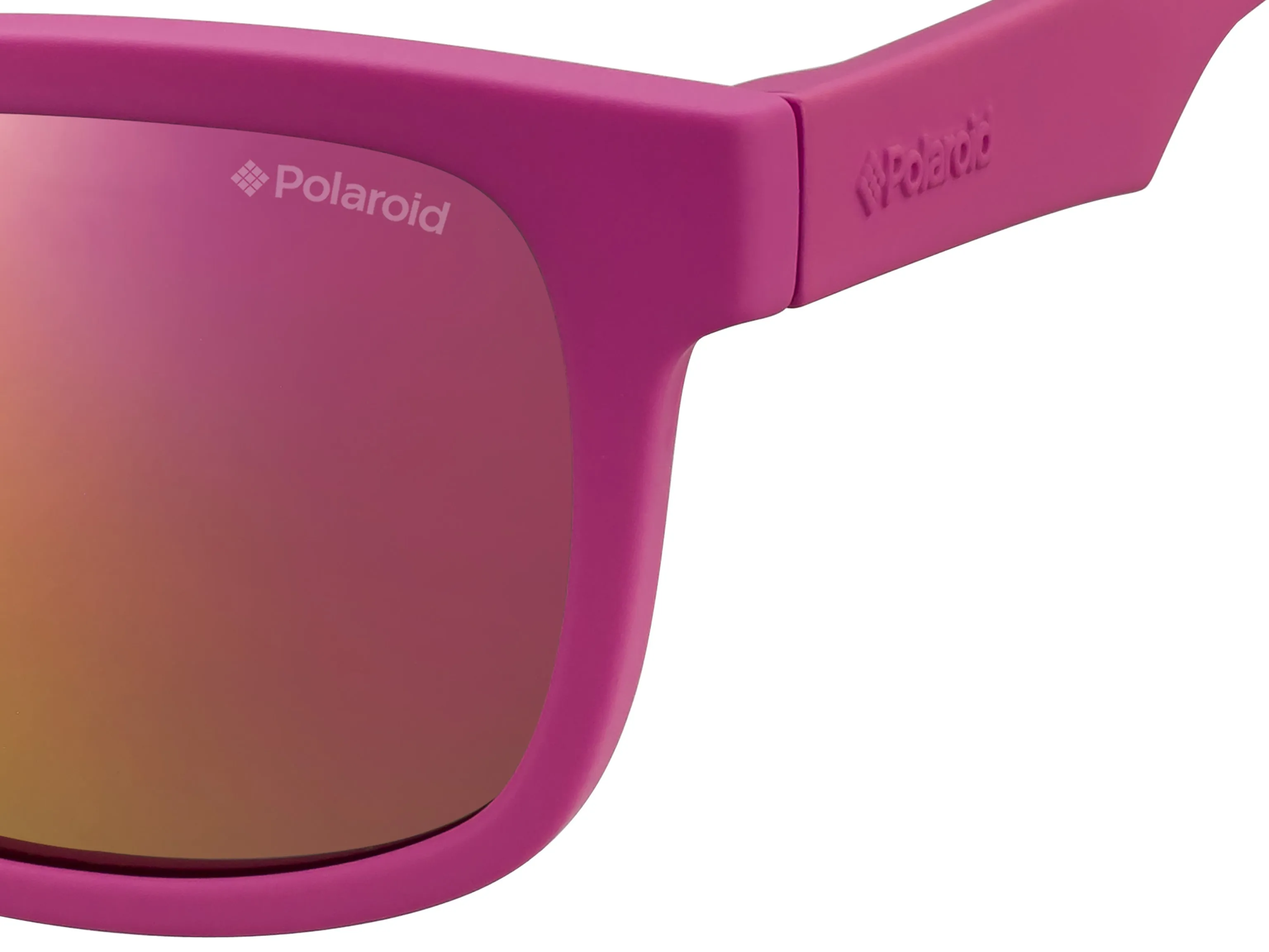 Polaroid PLD 8020/S CYQ/AI Occhiali da sole bambino Plastica Rosa Squadrata Polarizzata - immagine 3