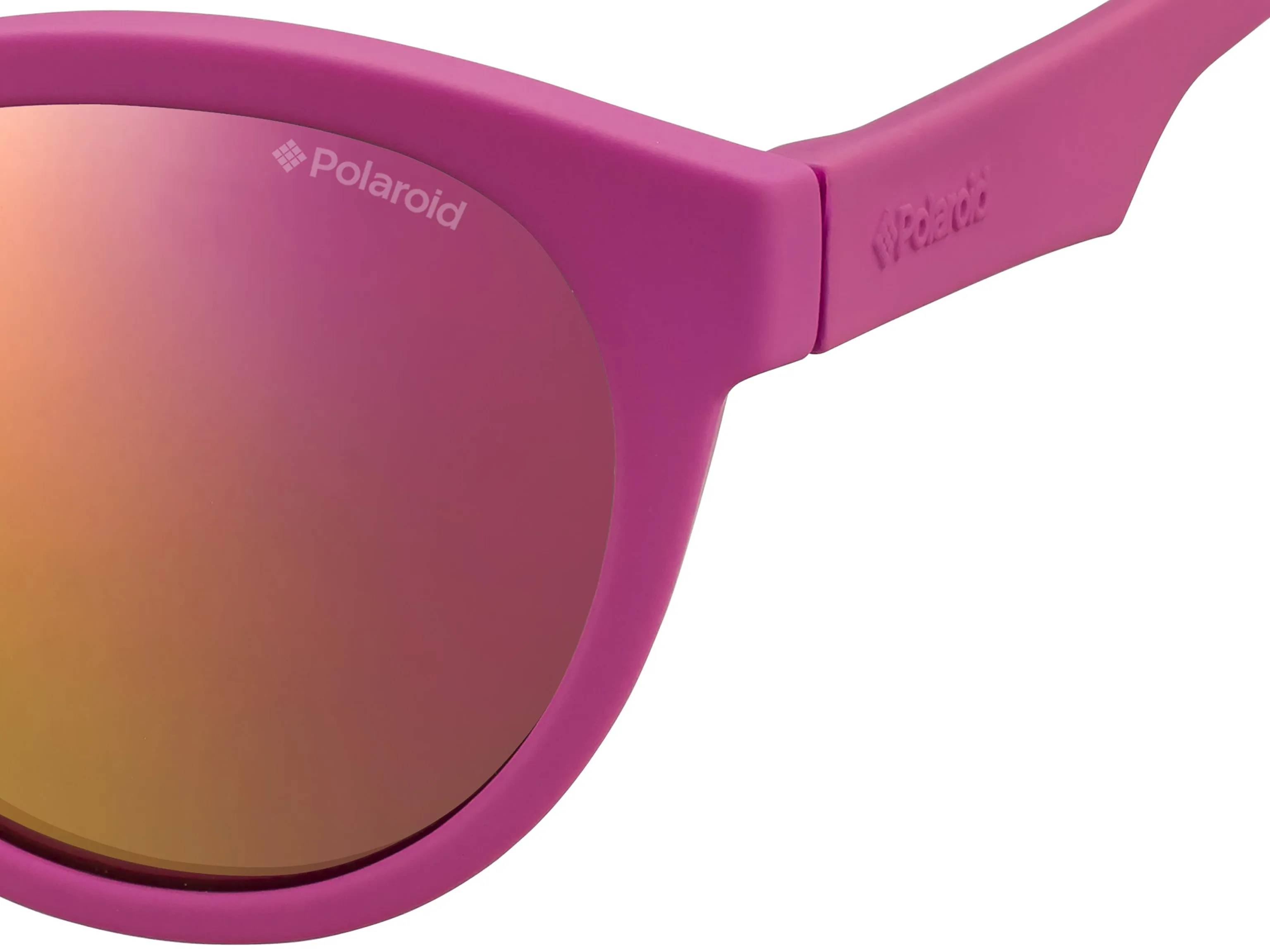 Polaroid PLD 8019/S CYQ/AI Occhiali da sole bambino Plastica Rosa Rotonda Polarizzata - immagine 3