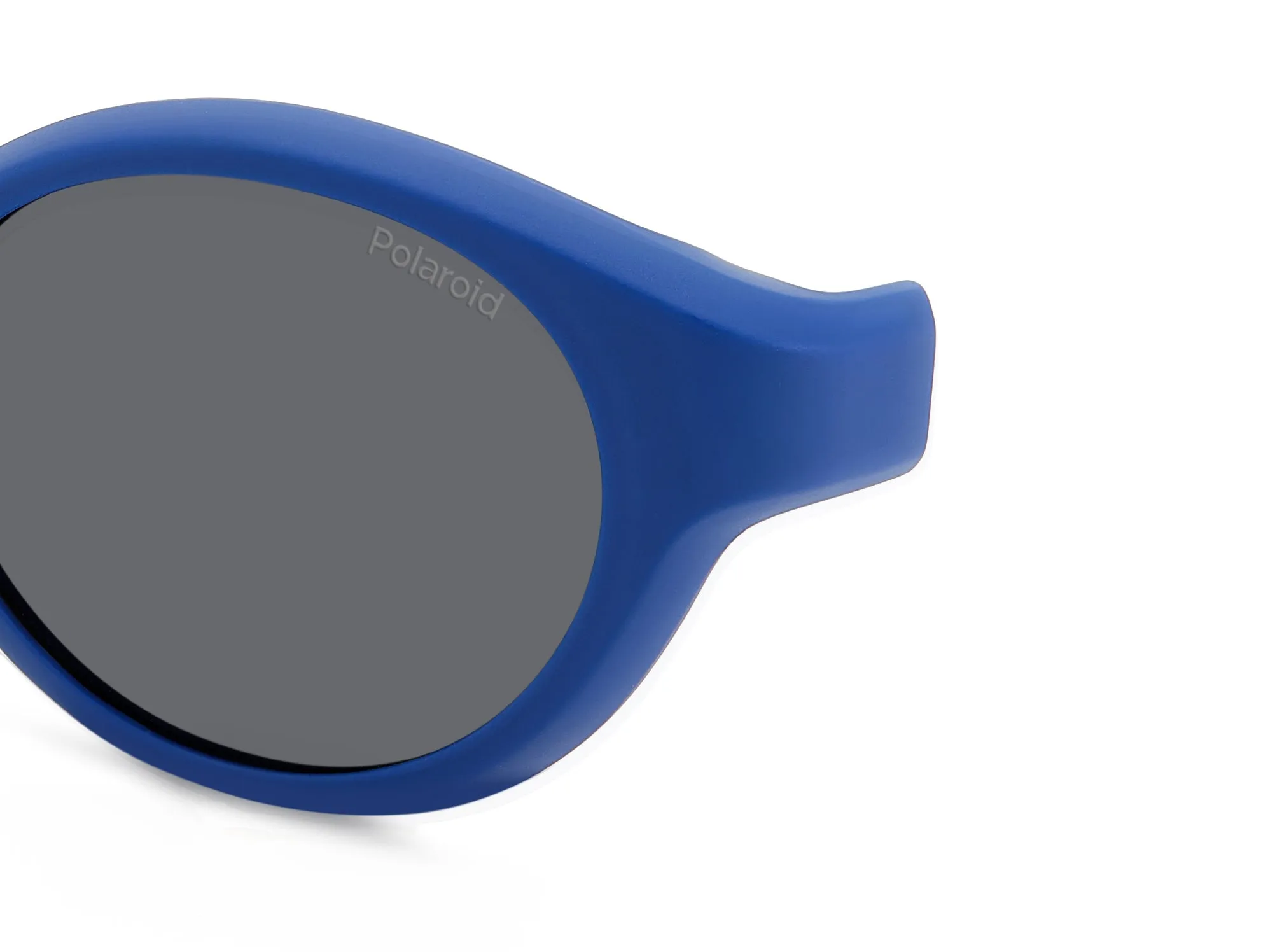 Polaroid PLD K007 CL-ON FLL/M9 Occhiali da sole bambino Plastica Blu Grigio Rotonda Polarizzata - immagine 3