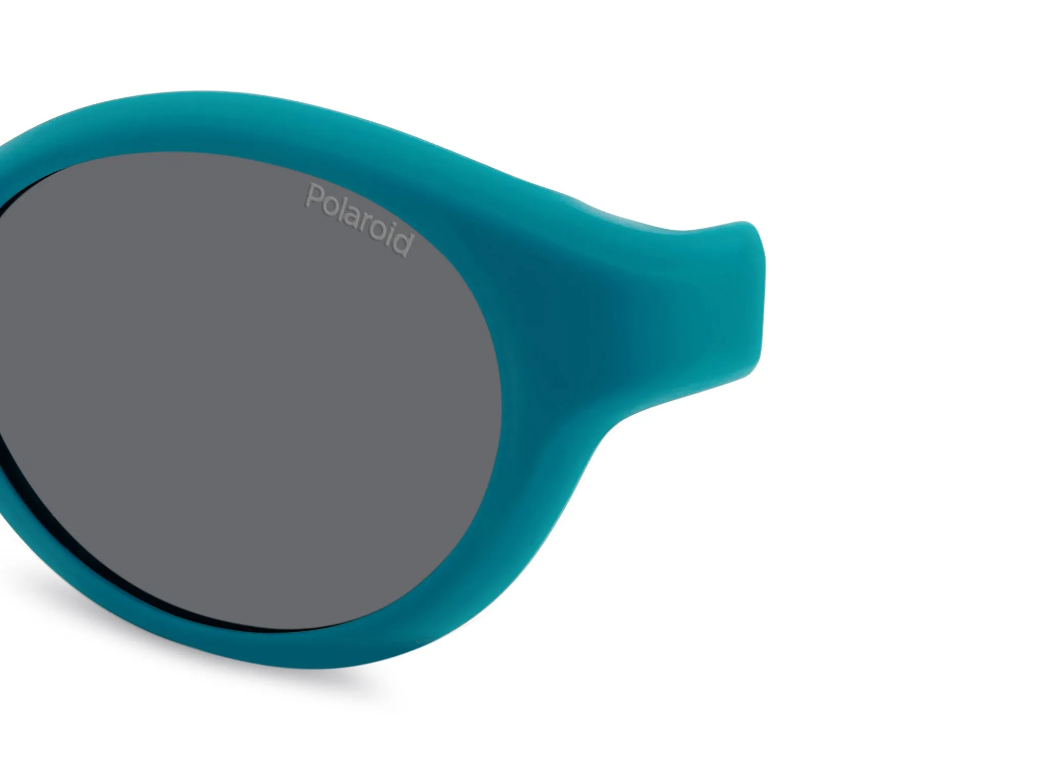 Polaroid PLD K007 CL-ON DLD/M9 Occhiali da sole bambino Plastica Verde Grigio Rotonda Polarizzata - immagine 3