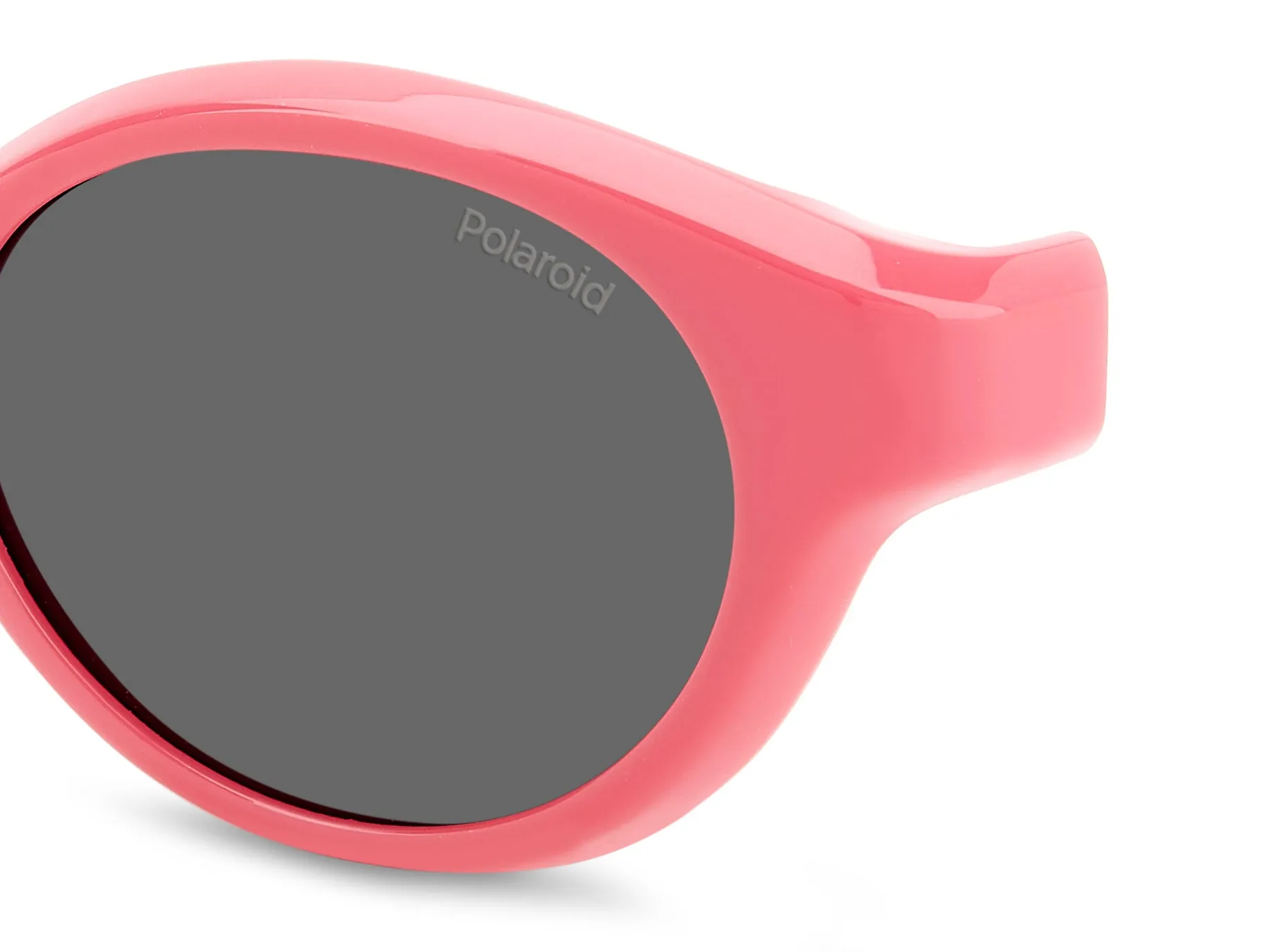 Polaroid PLD K007 CL-ON 35J/M9 Occhiali da sole bambino Plastica Rosa Grigio Rotonda Polarizzata - immagine 3