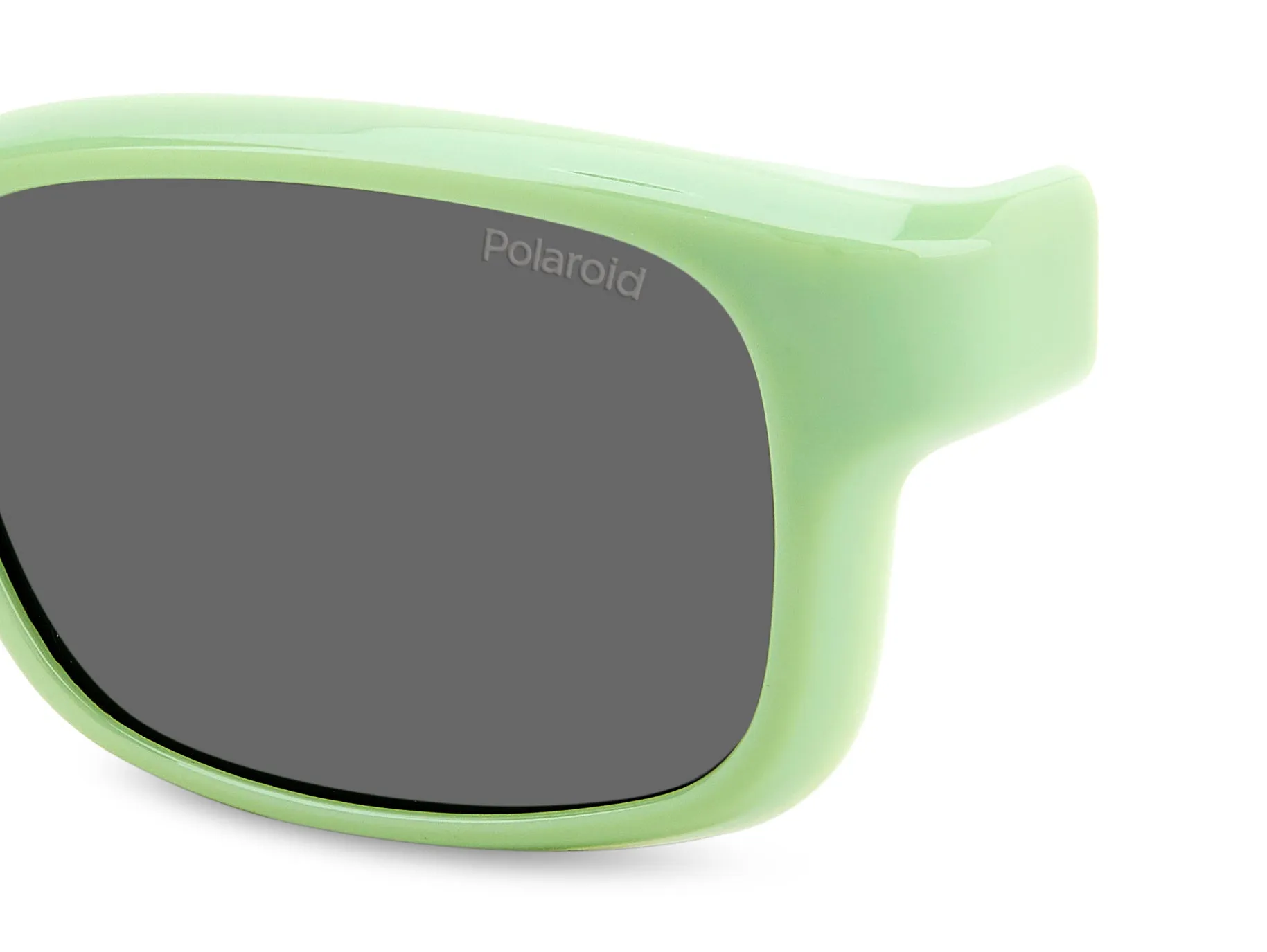 Polaroid PLD K005 CL-ON 1ED/M9 Occhiali da sole bambino Plastica Verde Grigio Squadrata Polarizzata - immagine 3