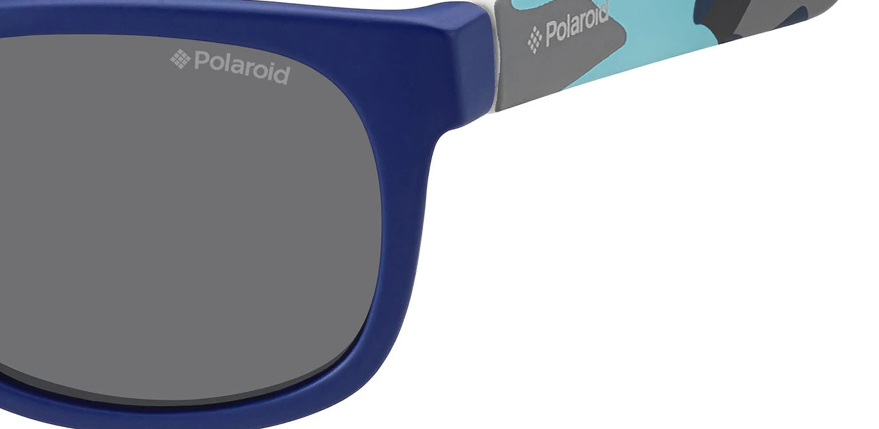 Polaroid P0300 T6D/Y2 Occhiali da sole bambino Plastica Blu Squadrata Polarizzata - immagine 3