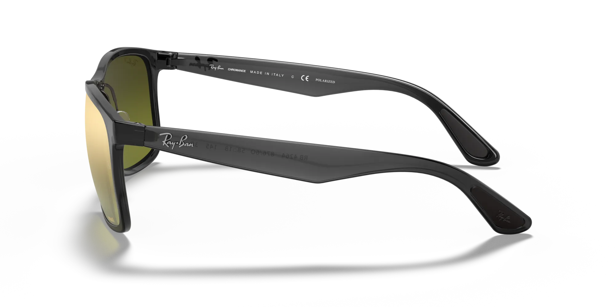Ray - Ban RB4264 876/6O Occhiali da sole Iniettato Grigio Verde Squadrata Polarizzata - immagine 4