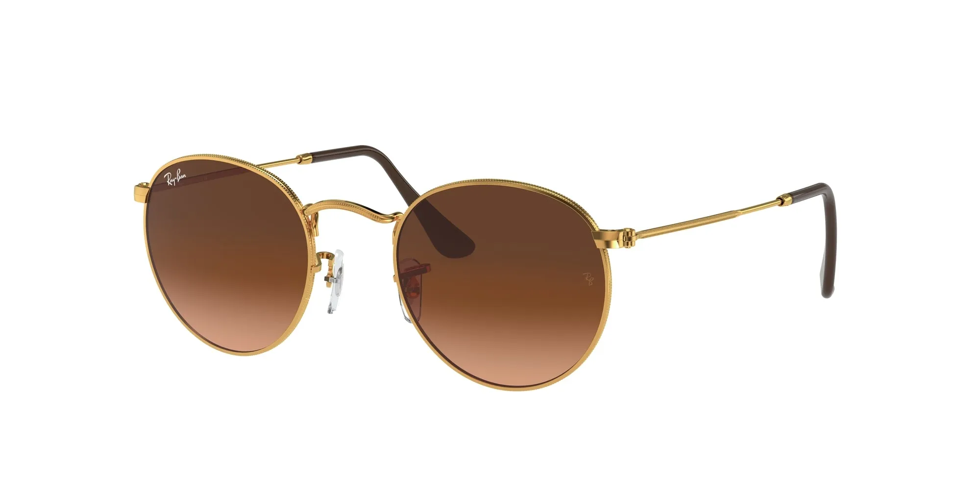 Ray - Ban RB3447 ROUND METAL 9001A5 Occhiali da sole Metallo Giallo Rosa Rotonda Normale Sfumato - immagine 1