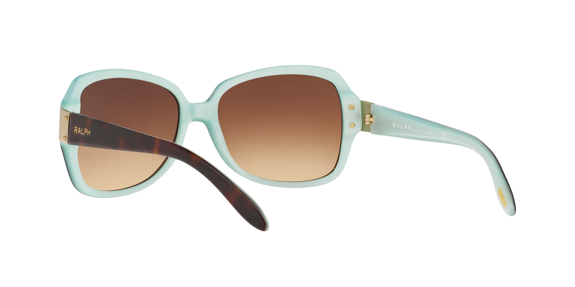 Ralph Lauren RA5138 601/13 Occhiali da sole Acetato Tartaruga Marrone Squadrata Normale Sfumato - immagine 4
