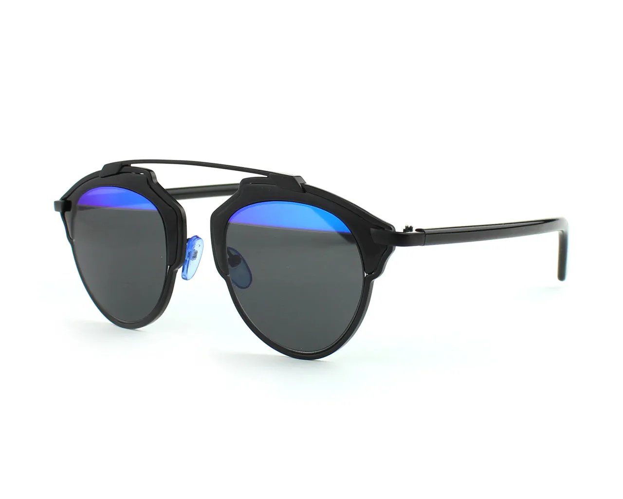 EXIT Unisex EX925 C.3 Occhiali da sole Metallo Nero Rotonda - immagine 1