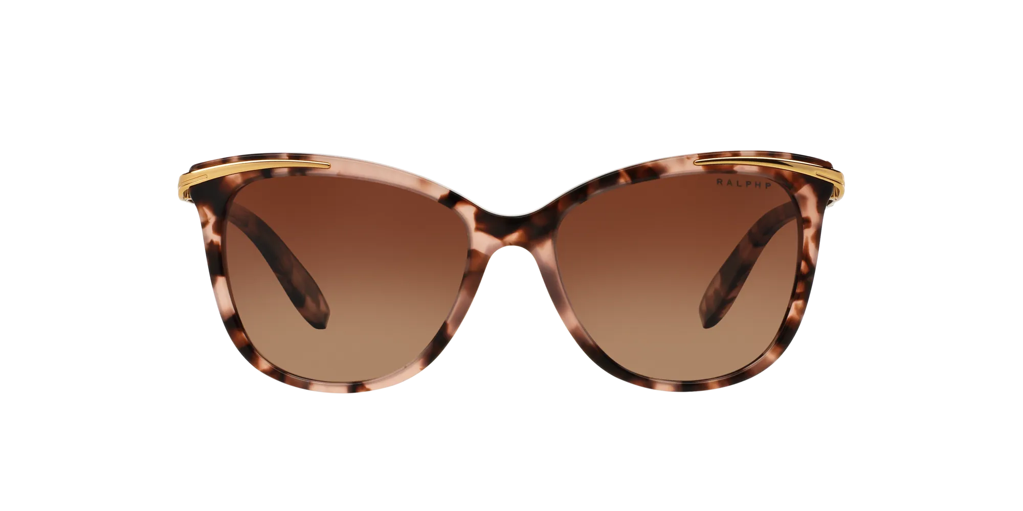 Ralph Lauren RA5203 1463T5 Occhiali da sole Acetato Rosa Marrone Cat Eye Polarizzata Sfumato - immagine 2