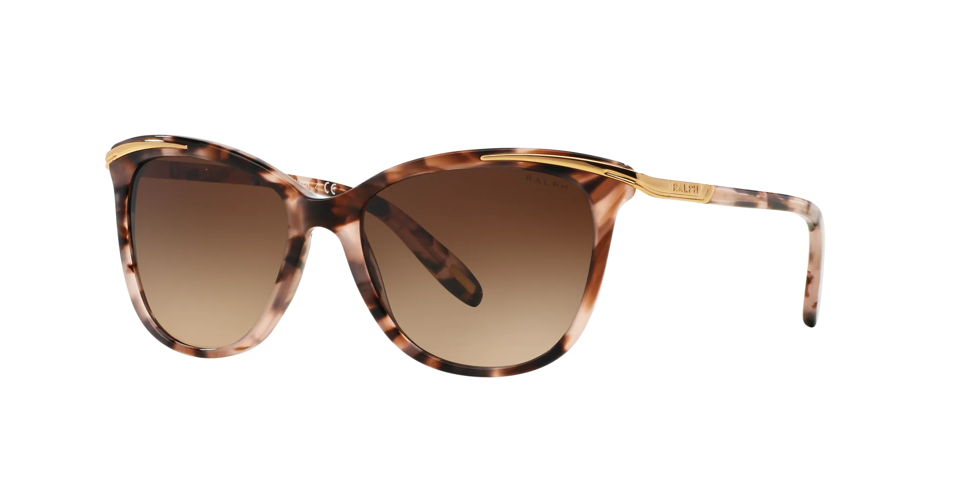 Ralph Lauren RA5203 146313 Occhiali da sole Acetato Tartaruga Marrone Cat Eye Normale Sfumato - immagine 1