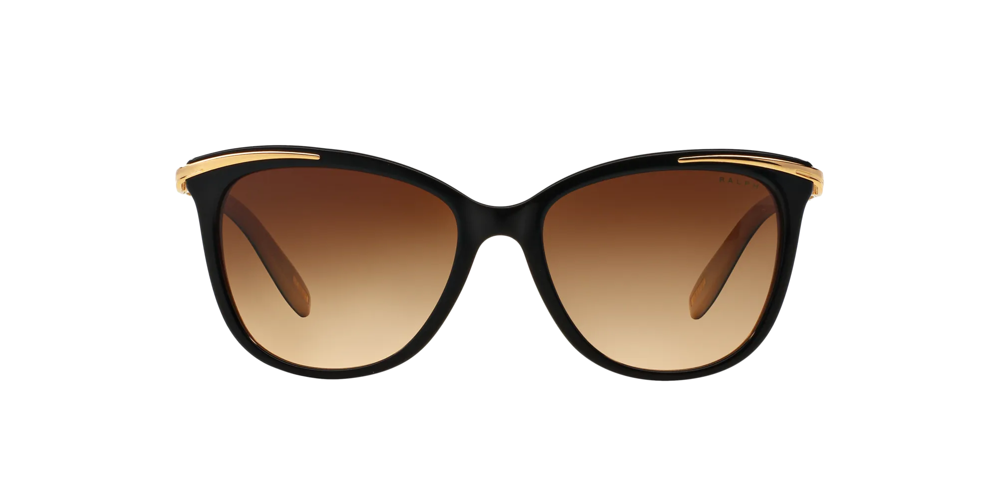 Ralph Lauren RA5203 109013 Occhiali da sole Acetato Nero Marrone Cat Eye Normale Sfumato - immagine 2