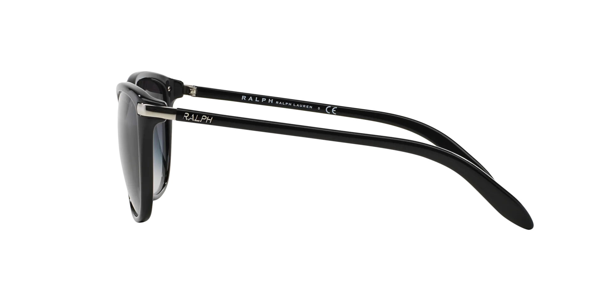 Ralph Lauren RA5160 RA5160 501/11 Occhiali da sole Acetato Nero Grigio Cat Eye Normale Sfumato - immagine 3